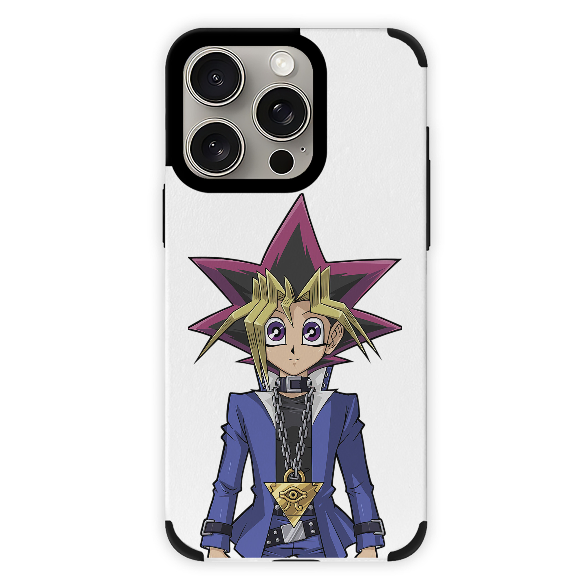 （画像用） 遊☆戯☆王 Yu-Gi-Oh! 【iPhone15ProMax対応】 PUレザー スマホケース 耐衝撃＆黄変防止