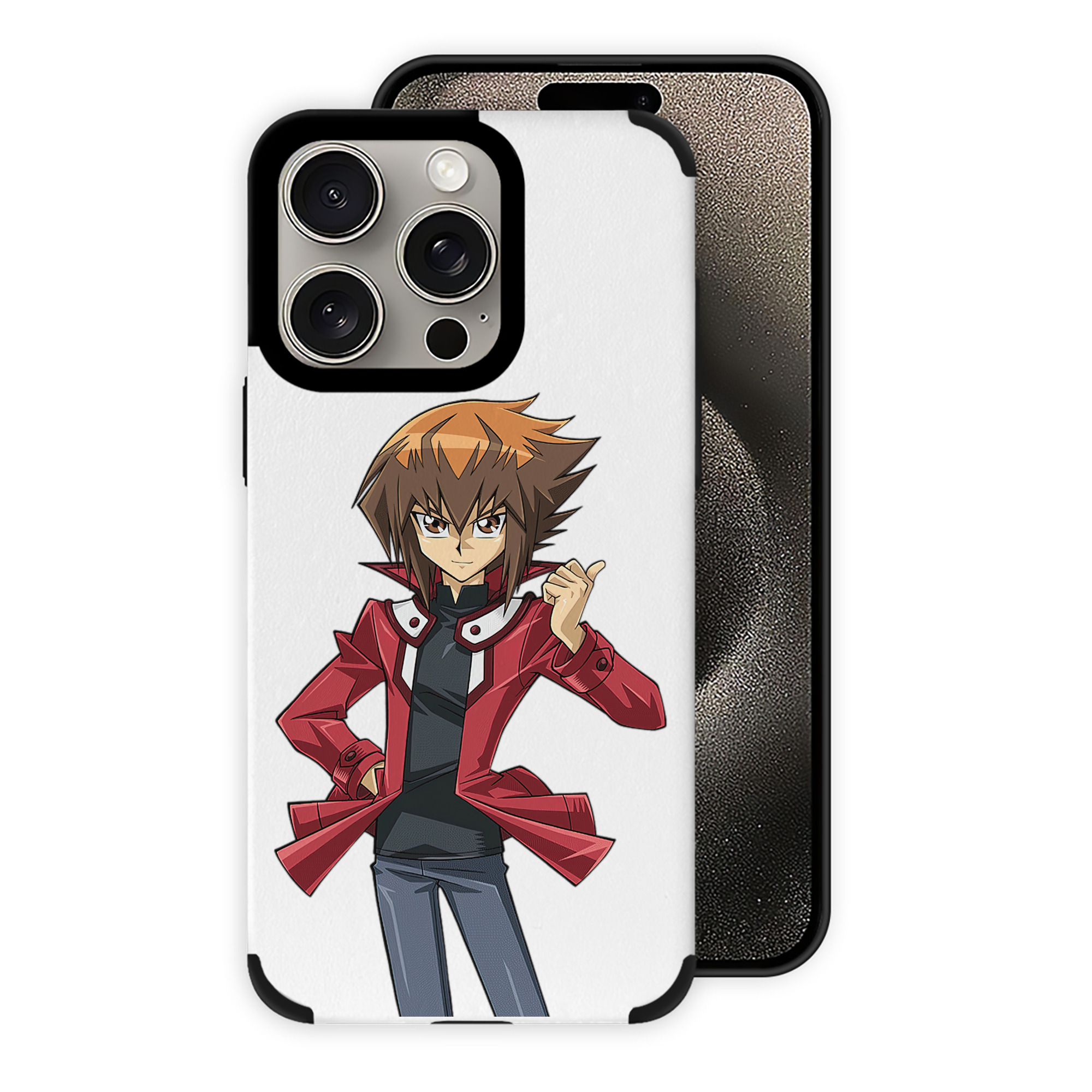 遊☆戯☆王 Yu-Gi-Oh! 【iPhone15ProMax対応】 PUレザー スマホケース 耐衝撃＆黄変防止