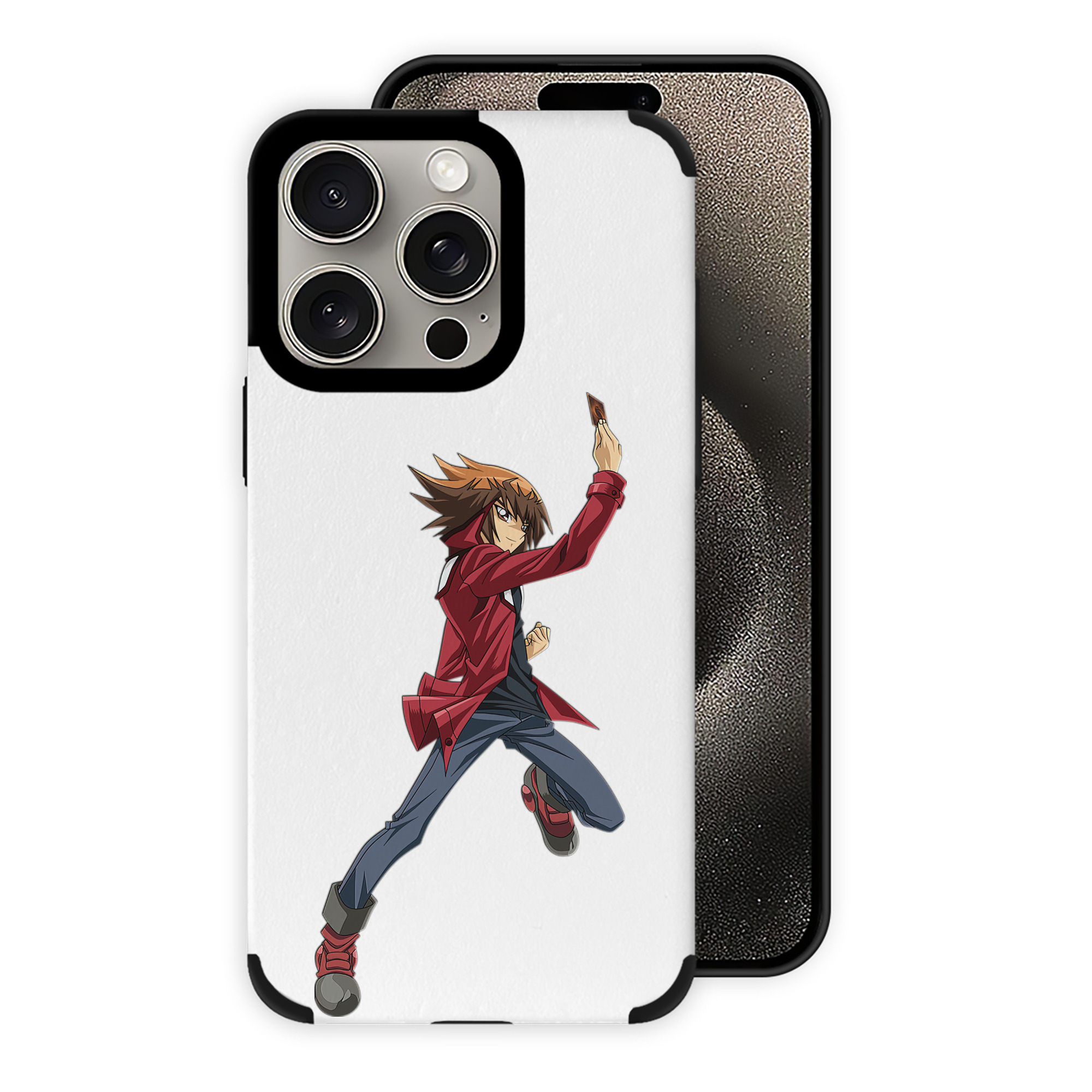 （画像用） 遊☆戯☆王 Yu-Gi-Oh! 【iPhone15ProMax対応】 PUレザー スマホケース 耐衝撃＆黄変防止