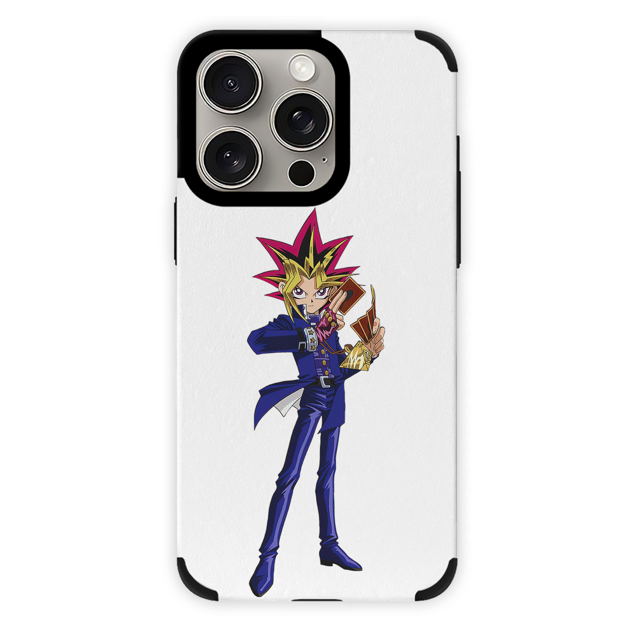 遊☆戯☆王 Yu-Gi-Oh! 【iPhone15ProMax対応】 PUレザー スマホケース 耐衝撃＆黄変防止