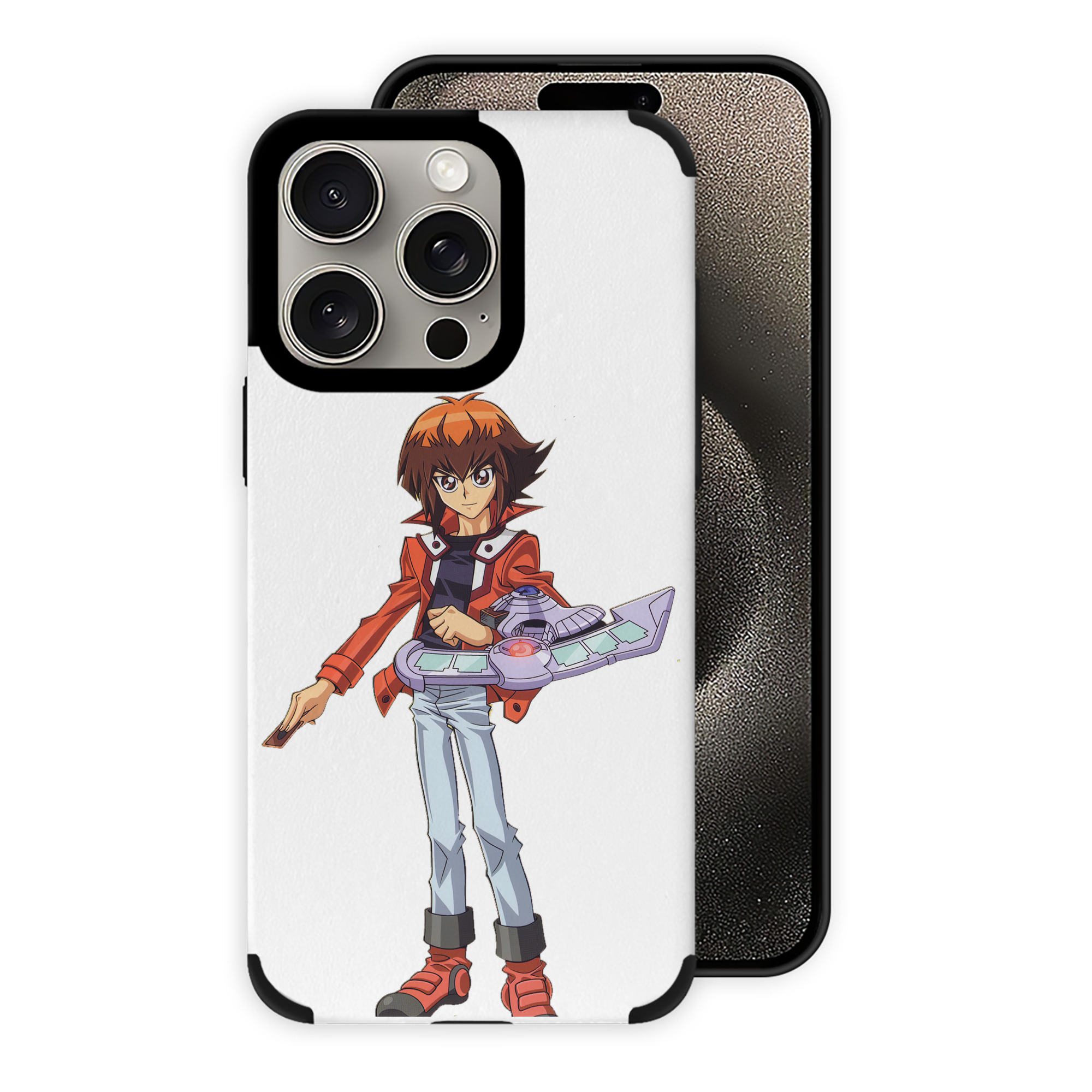 遊☆戯☆王 Yu-Gi-Oh! 【iPhone15ProMax対応】 PUレザー スマホケース 耐衝撃＆黄変防止
