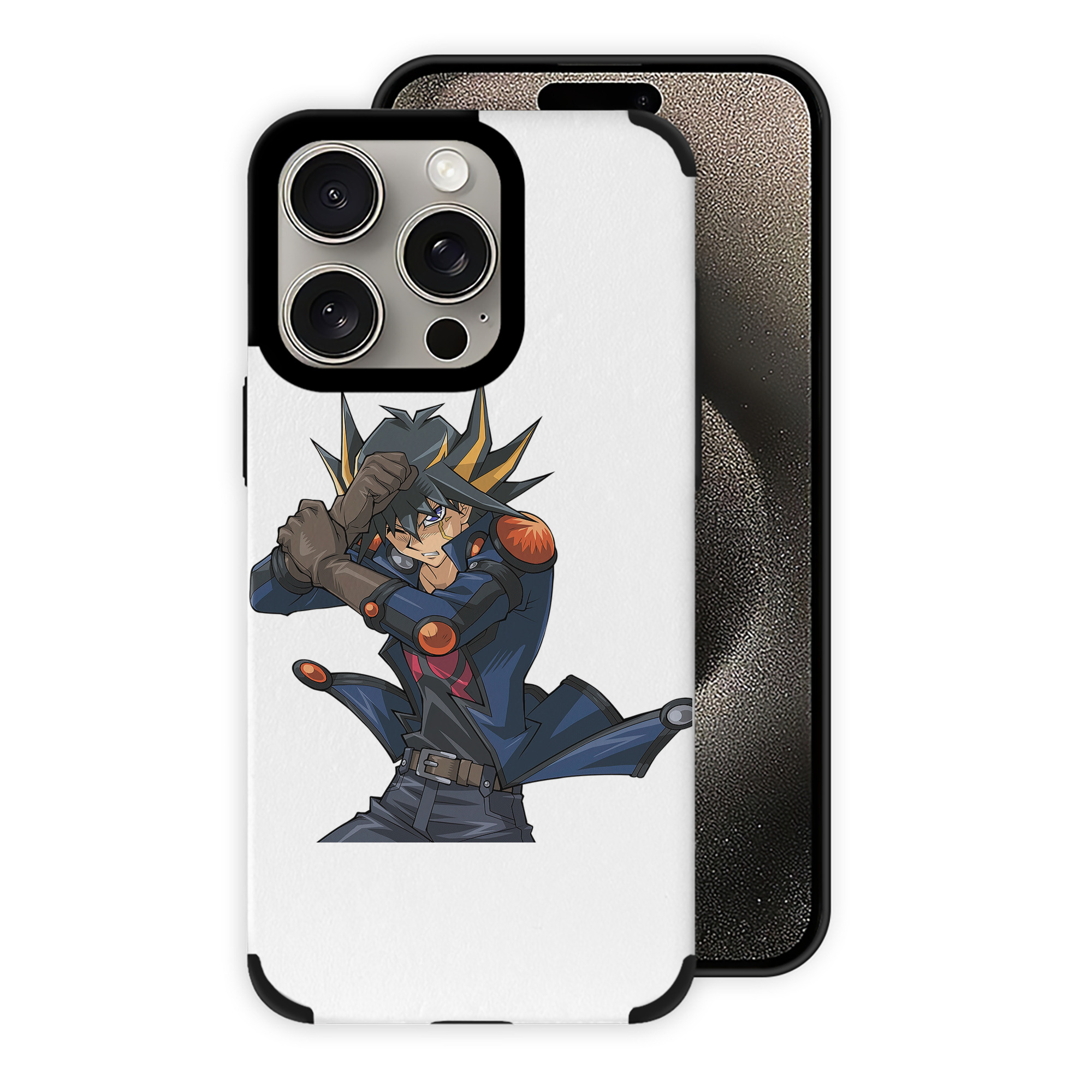 遊☆戯☆王 Yu-Gi-Oh! 【iPhone15ProMax対応】 PUレザー スマホケース 耐衝撃＆黄変防止