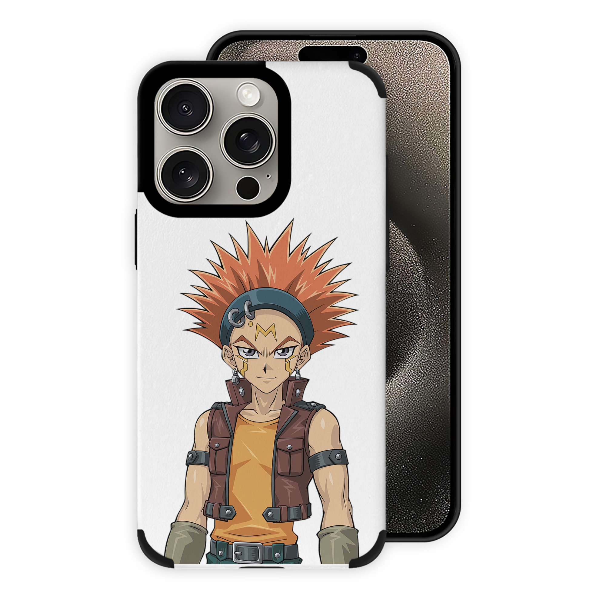 （画像用） 遊☆戯☆王 Yu-Gi-Oh! 【iPhone15ProMax対応】 PUレザー スマホケース 耐衝撃＆黄変防止