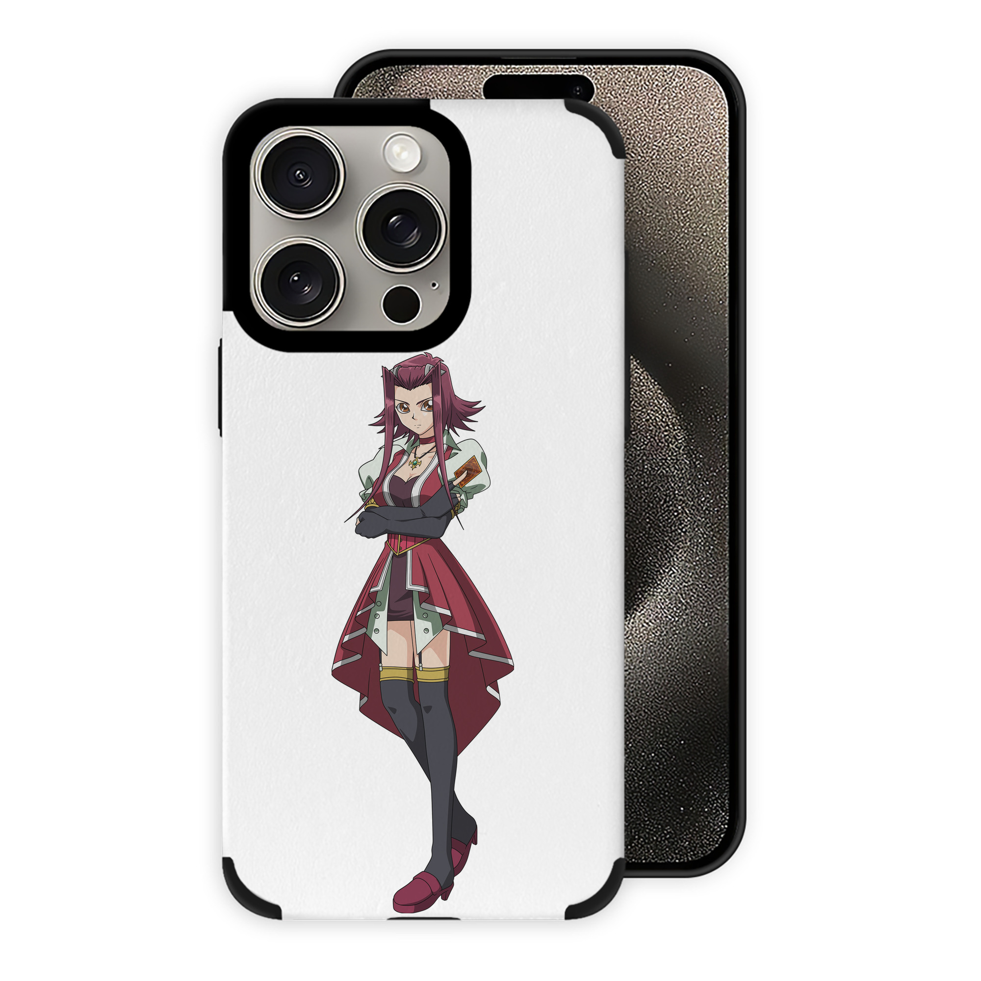 （画像用） 遊☆戯☆王 Yu-Gi-Oh! 【iPhone15ProMax対応】 PUレザー スマホケース 耐衝撃＆黄変防止
