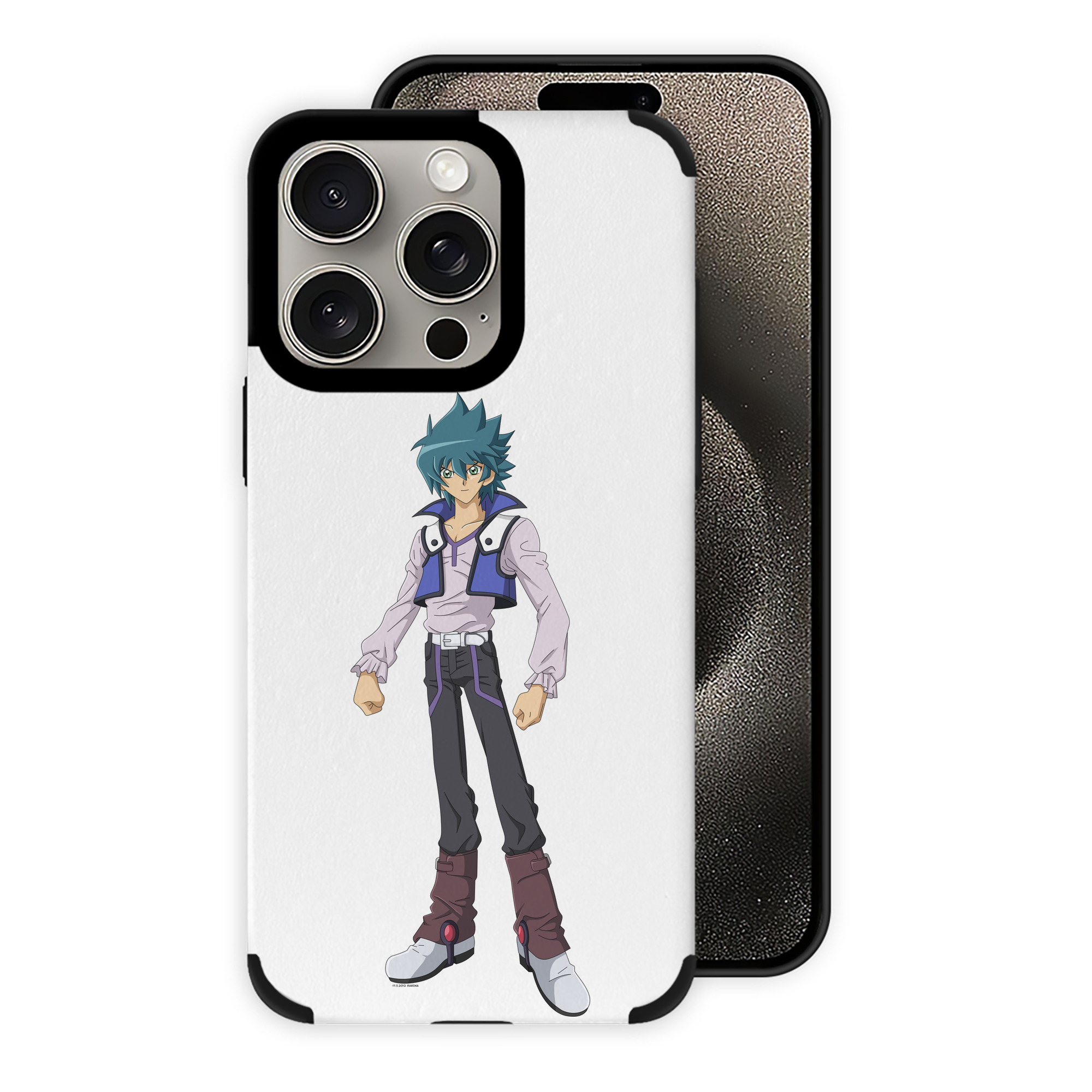 （画像用） 遊☆戯☆王 Yu-Gi-Oh! 【iPhone15ProMax対応】 PUレザー スマホケース 耐衝撃＆黄変防止