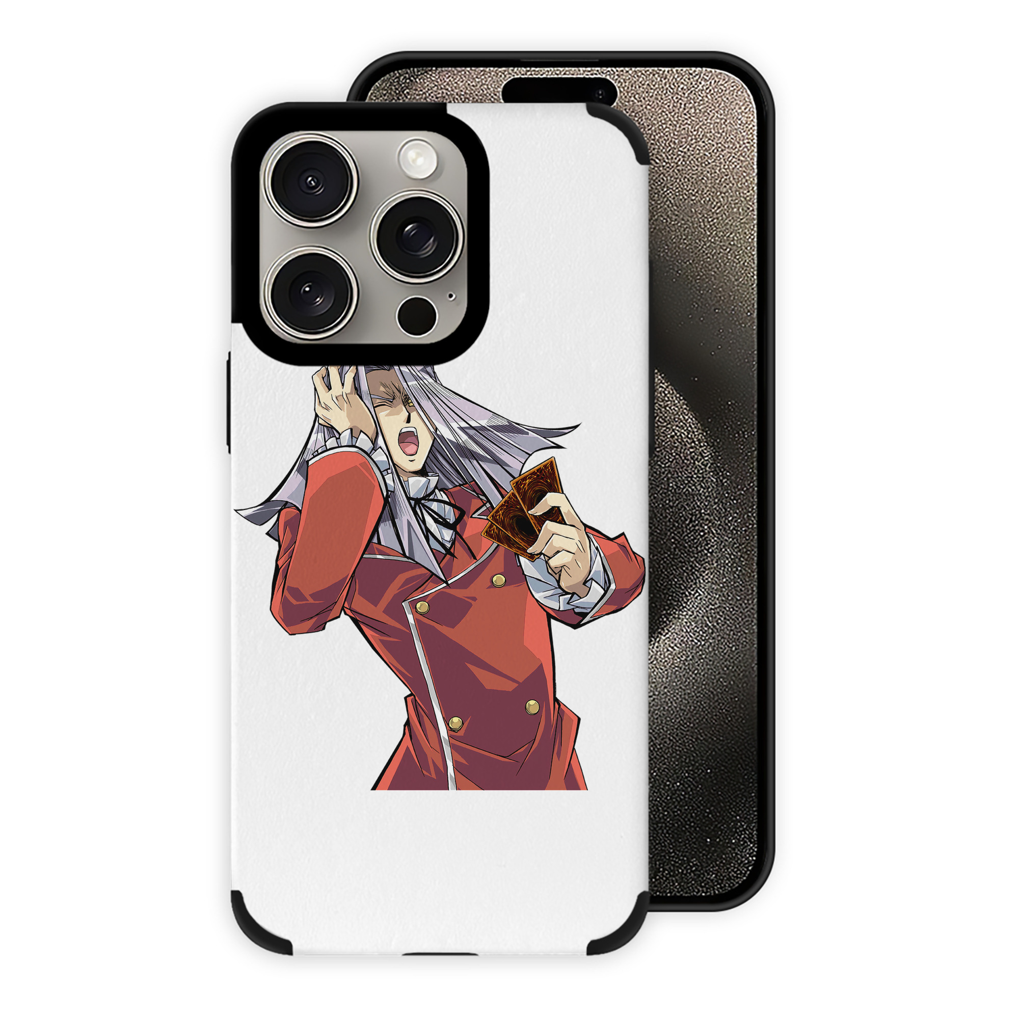 遊☆戯☆王 Yu-Gi-Oh! 【iPhone15ProMax対応】 PUレザー スマホケース 耐衝撃＆黄変防止
