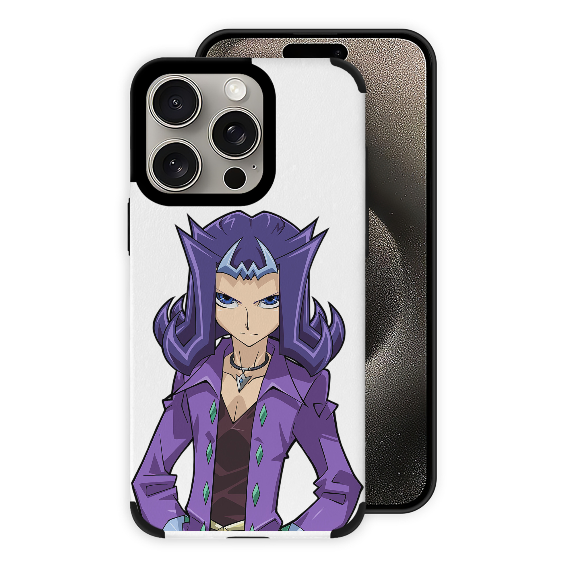 遊☆戯☆王 Yu-Gi-Oh! 【iPhone15ProMax対応】 PUレザー スマホケース 耐衝撃＆黄変防止
