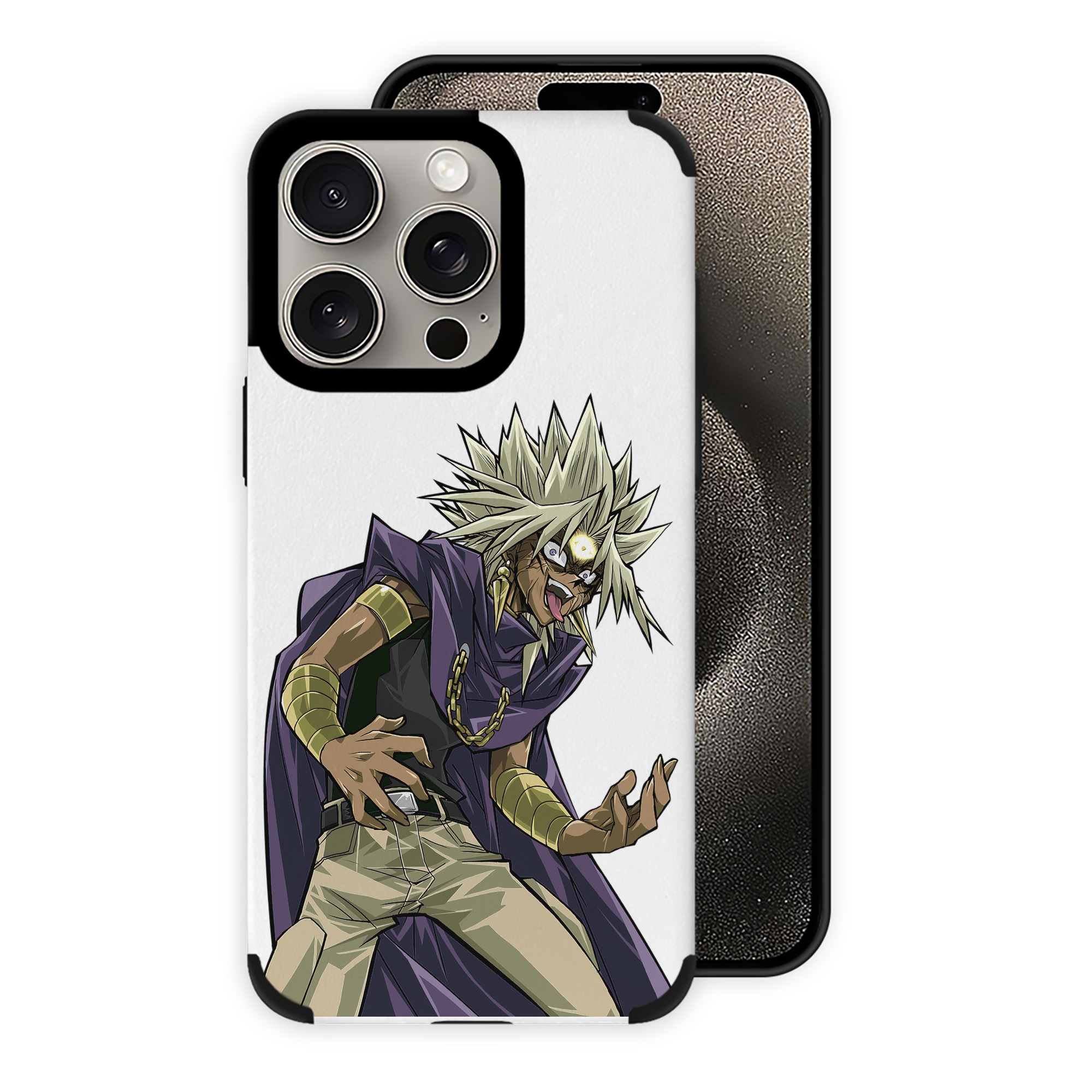 遊☆戯☆王 Yu-Gi-Oh! 【iPhone15ProMax対応】 PUレザー スマホケース 耐衝撃＆黄変防止