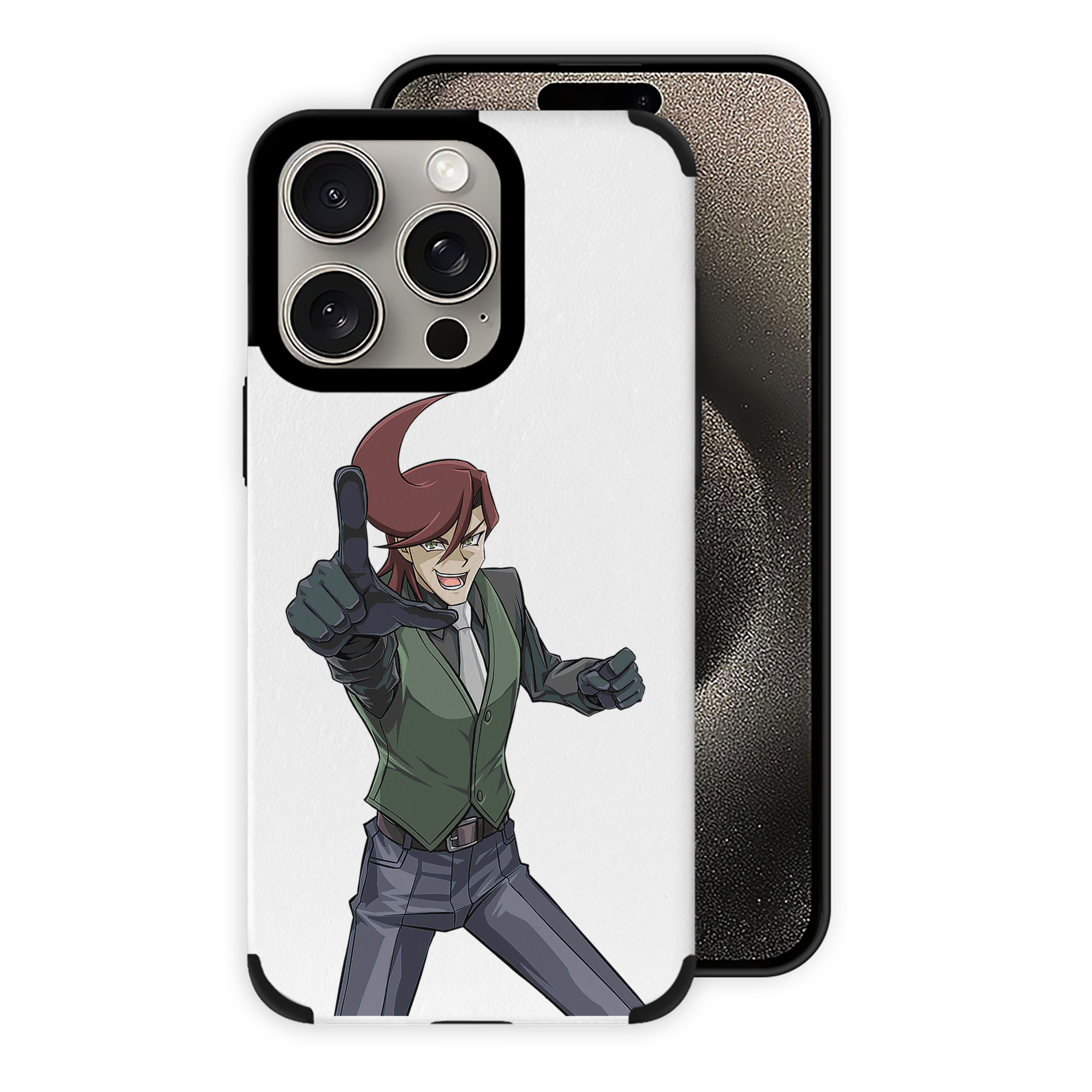 遊☆戯☆王 Yu-Gi-Oh! 【iPhone15ProMax対応】 PUレザー スマホケース 耐衝撃＆黄変防止