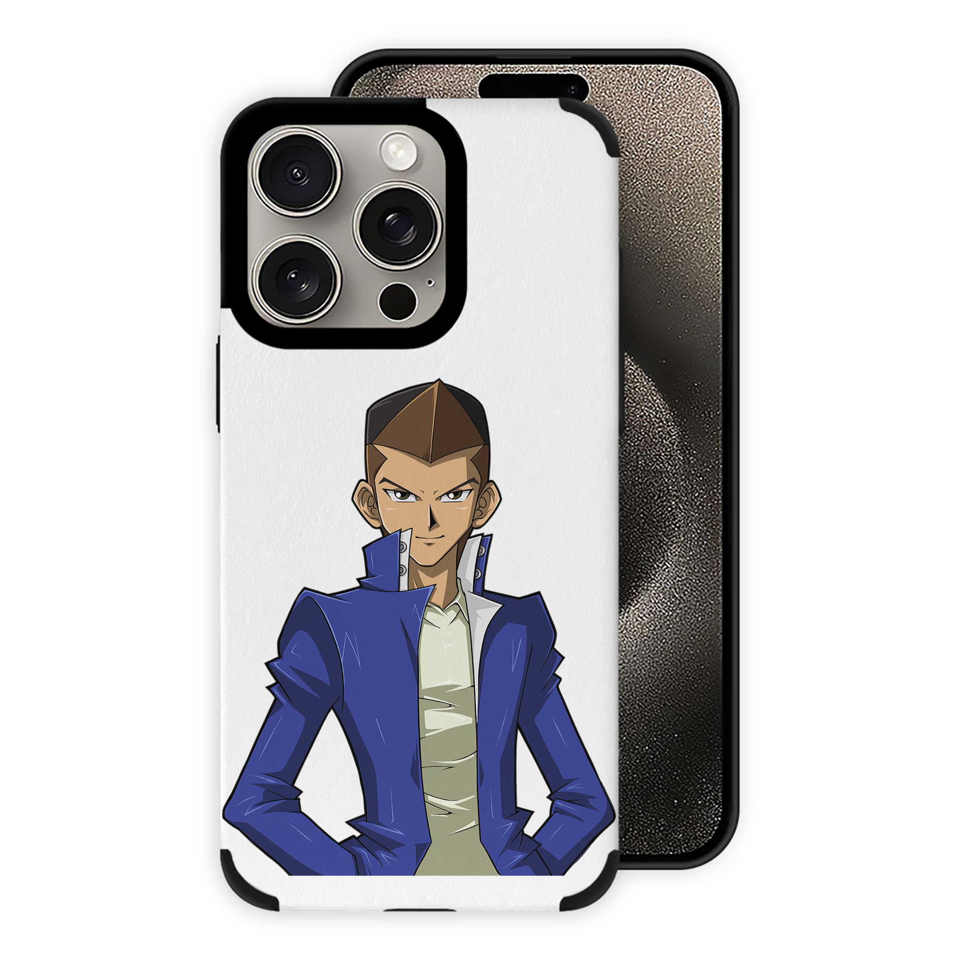 遊☆戯☆王 Yu-Gi-Oh! 【iPhone15ProMax対応】 PUレザー スマホケース 耐衝撃＆黄変防止
