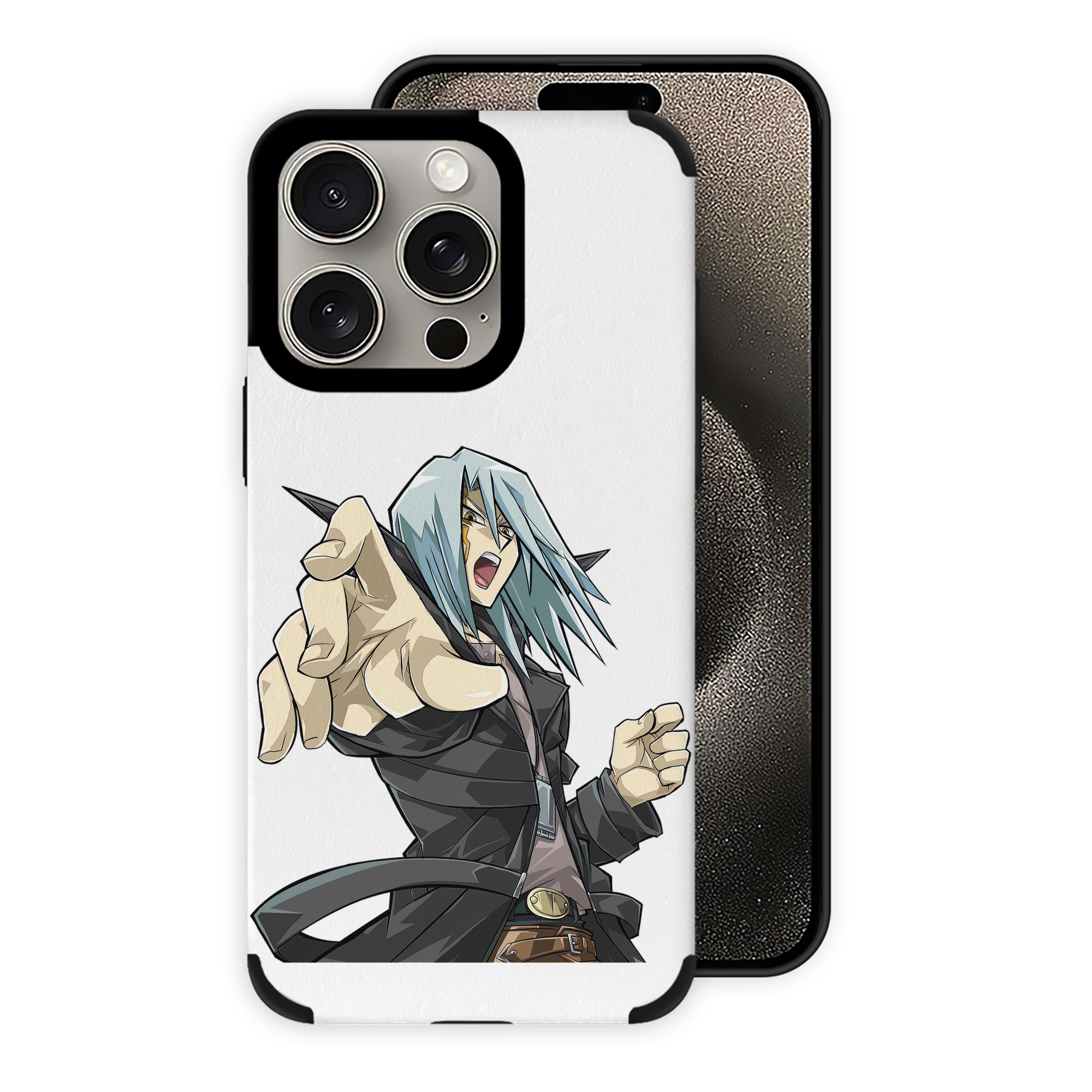 遊☆戯☆王 Yu-Gi-Oh! 【iPhone15ProMax対応】 PUレザー スマホケース 耐衝撃＆黄変防止