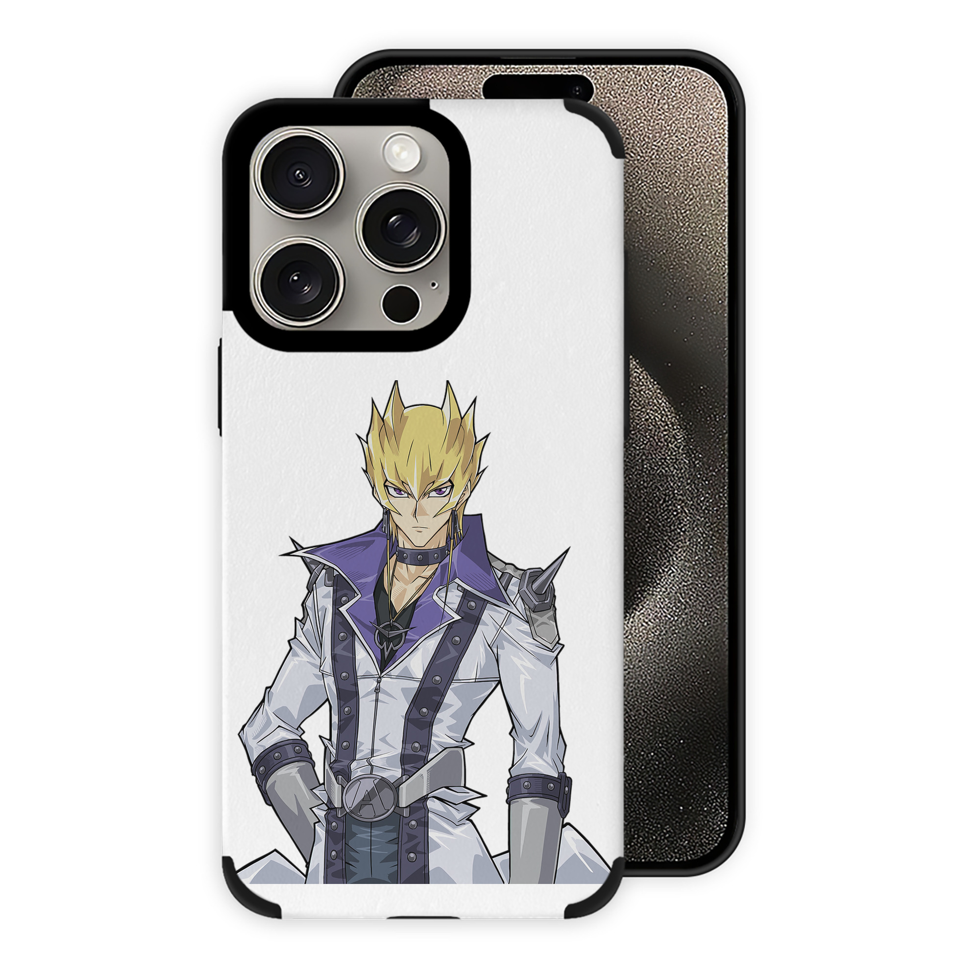 遊☆戯☆王 Yu-Gi-Oh! 【iPhone15ProMax対応】 PUレザー スマホケース 耐衝撃＆黄変防止