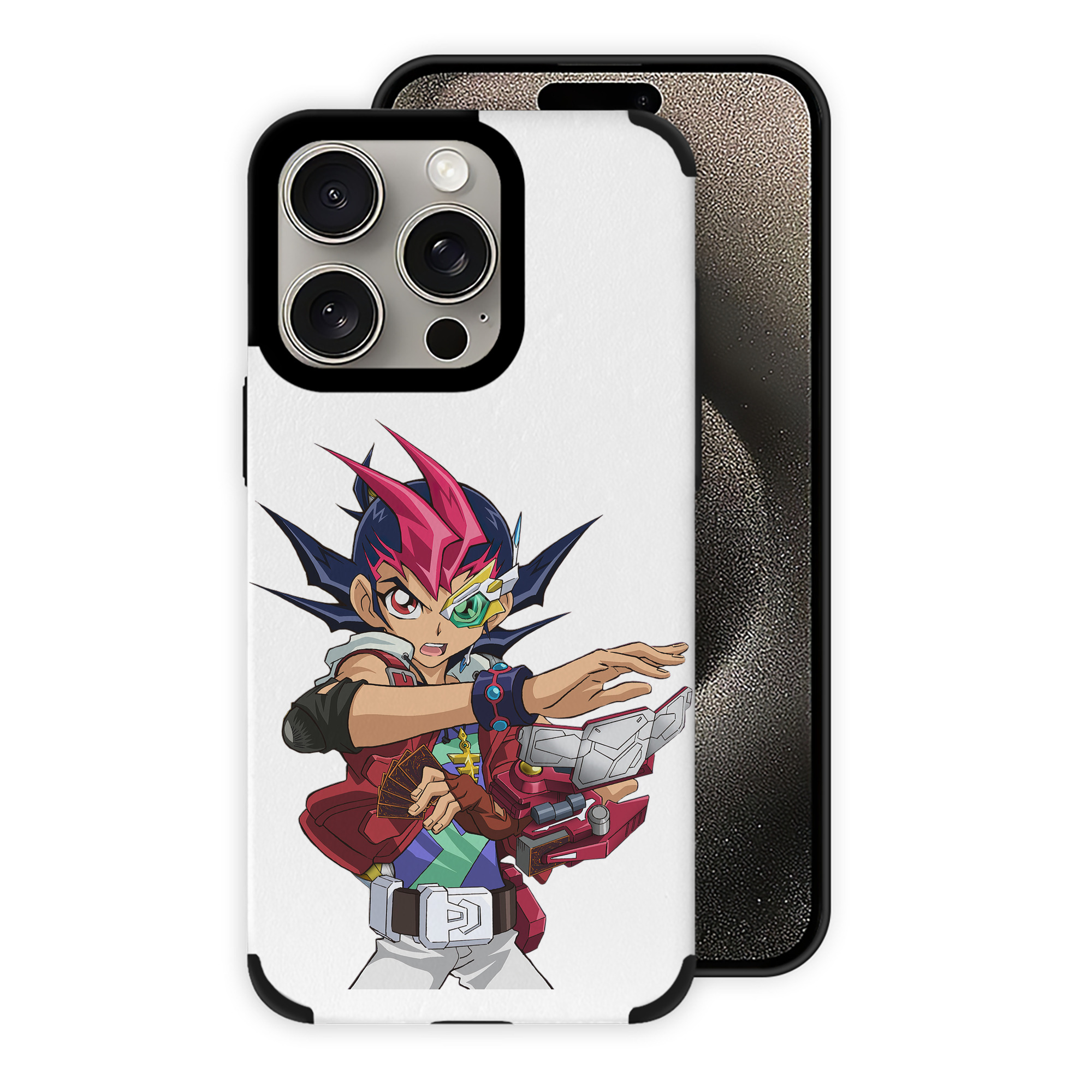 遊☆戯☆王 Yu-Gi-Oh! 【iPhone15ProMax対応】 PUレザー スマホケース 耐衝撃＆黄変防止