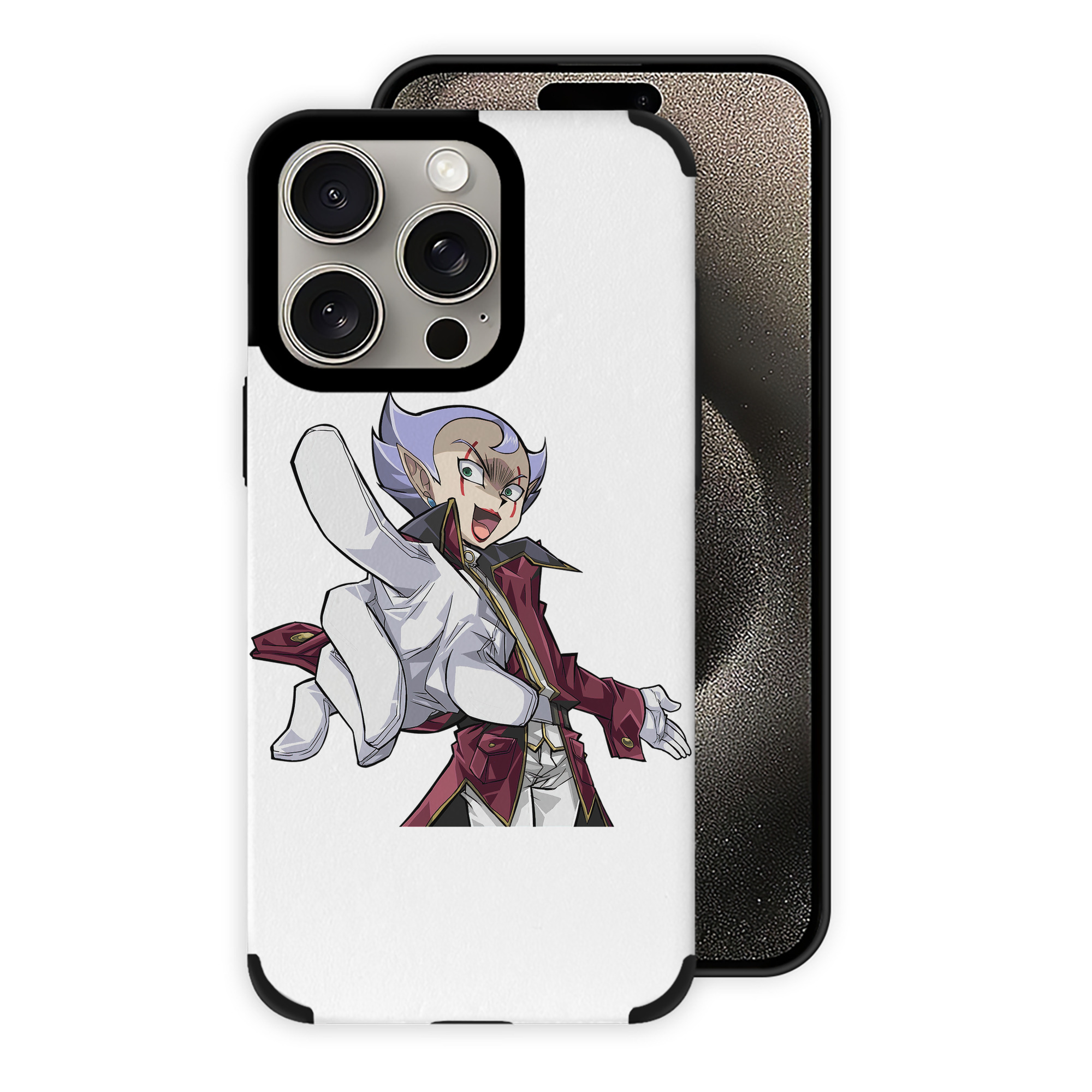 遊☆戯☆王 Yu-Gi-Oh! 【iPhone15ProMax対応】 PUレザー スマホケース 耐衝撃＆黄変防止