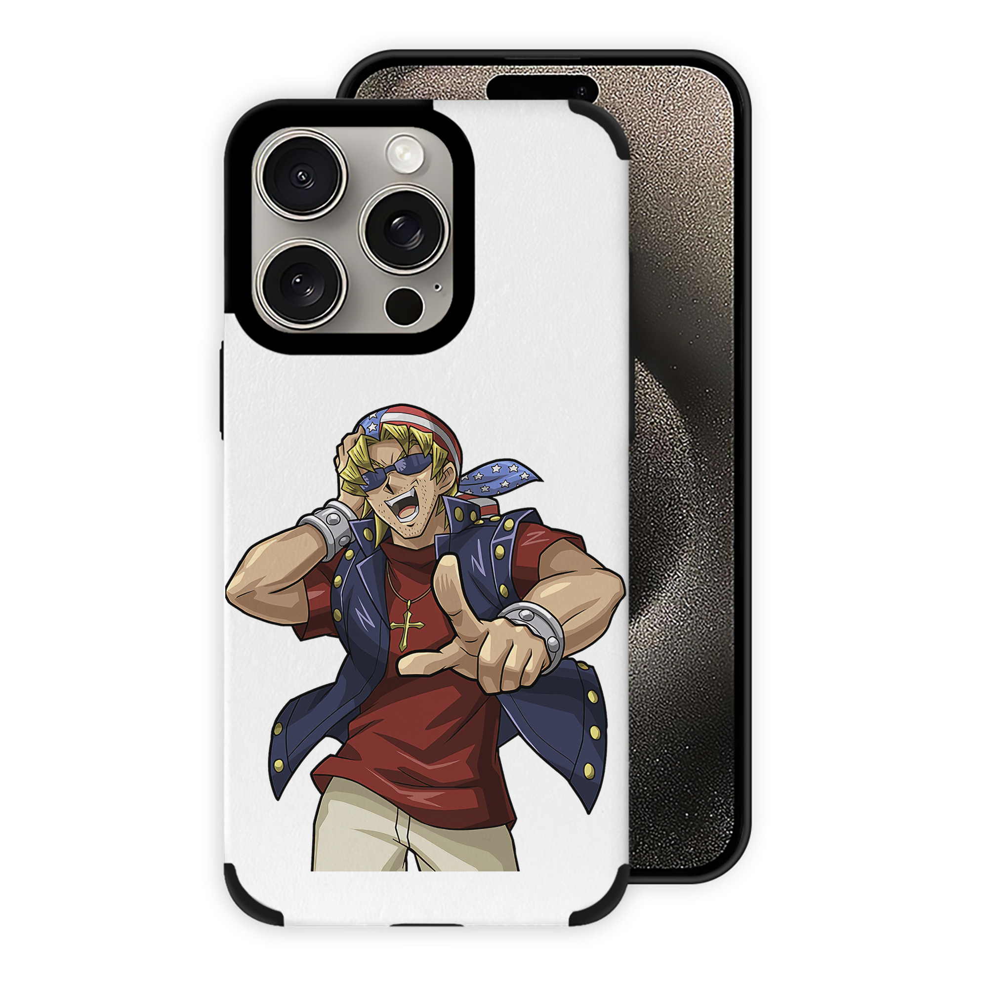 遊☆戯☆王 Yu-Gi-Oh! 【iPhone15ProMax対応】 PUレザー スマホケース 耐衝撃＆黄変防止