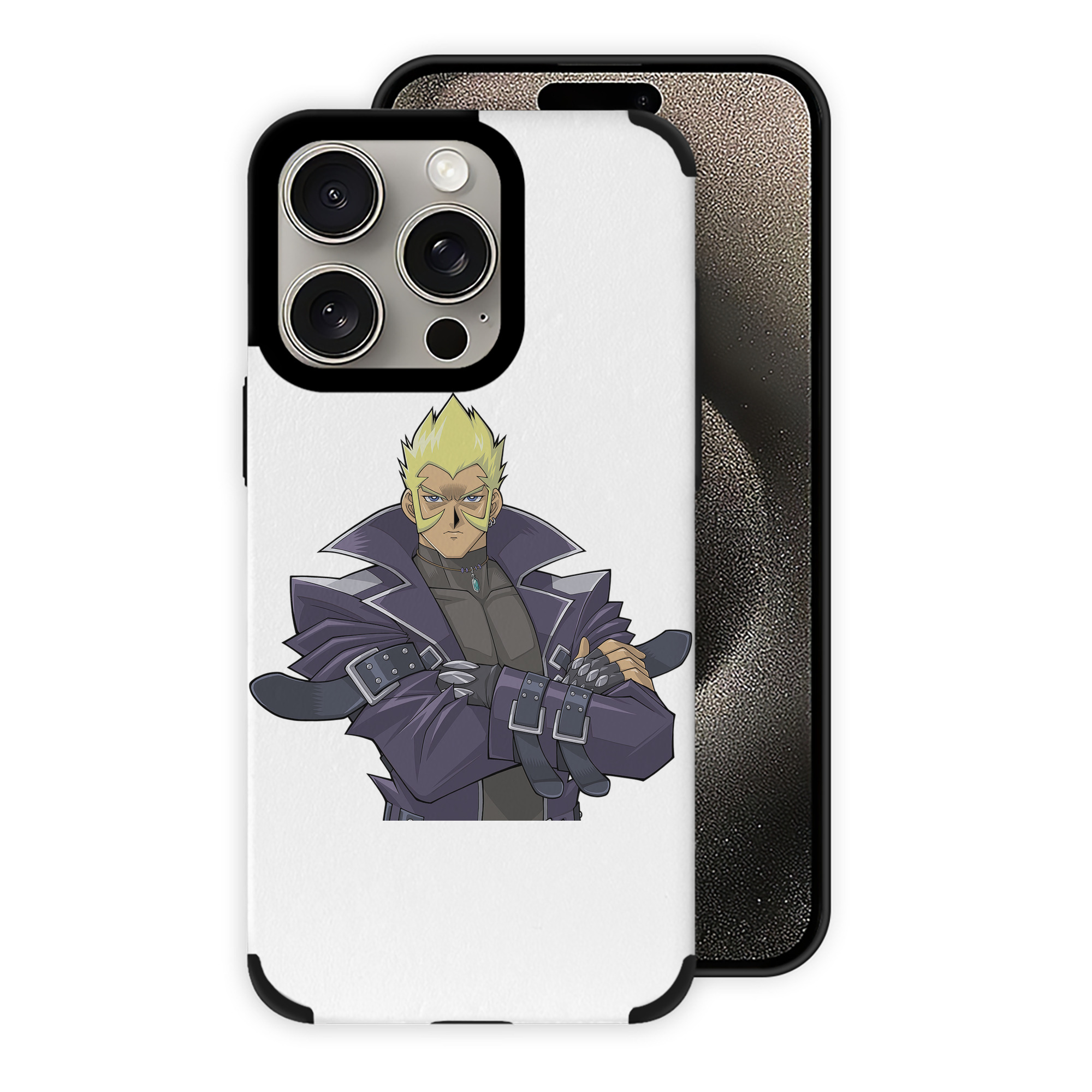 （画像用） 遊☆戯☆王 Yu-Gi-Oh! 【iPhone15ProMax対応】 PUレザー スマホケース 耐衝撃＆黄変防止