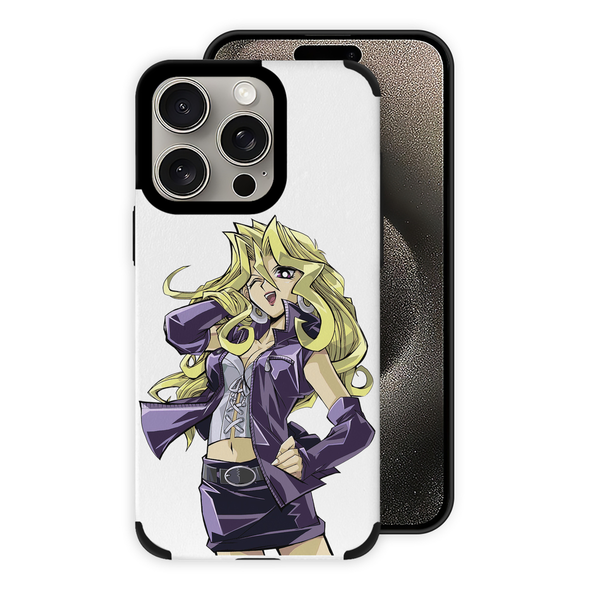 （画像用） 遊☆戯☆王 Yu-Gi-Oh! 【iPhone15ProMax対応】 PUレザー スマホケース 耐衝撃＆黄変防止