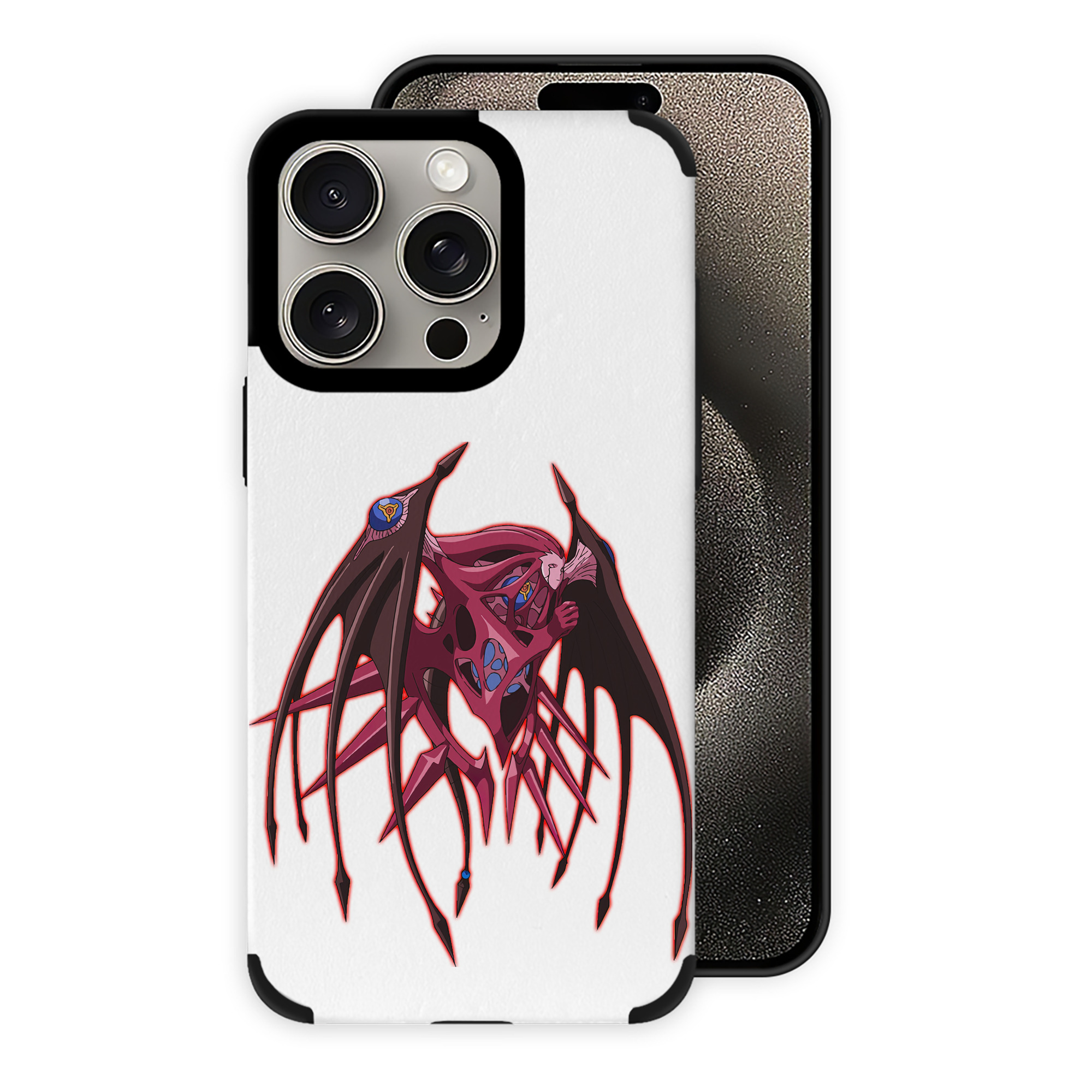 （画像用） 遊☆戯☆王 Yu-Gi-Oh! 【iPhone15ProMax対応】 PUレザー スマホケース 耐衝撃＆黄変防止
