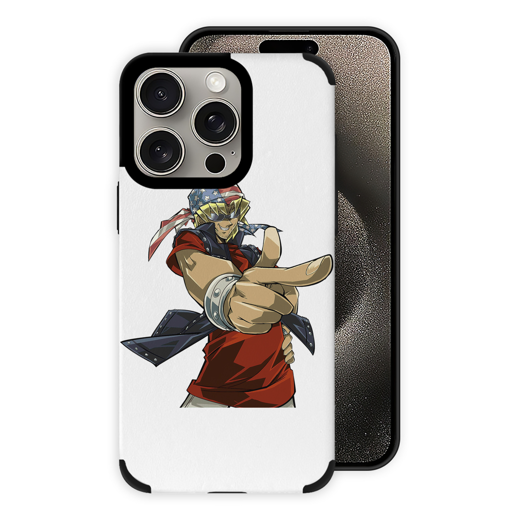 （画像用） 遊☆戯☆王 Yu-Gi-Oh! 【iPhone15ProMax対応】 PUレザー スマホケース 耐衝撃＆黄変防止