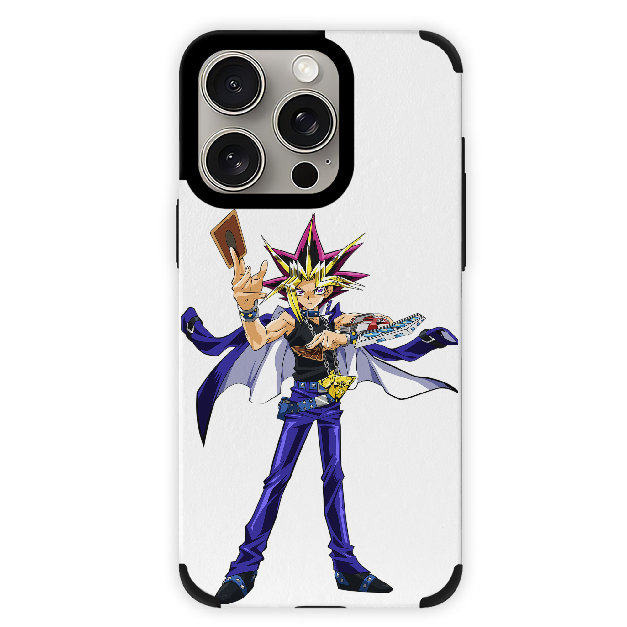 遊☆戯☆王 Yu-Gi-Oh! 【iPhone15ProMax対応】 PUレザー スマホケース 耐衝撃＆黄変防止