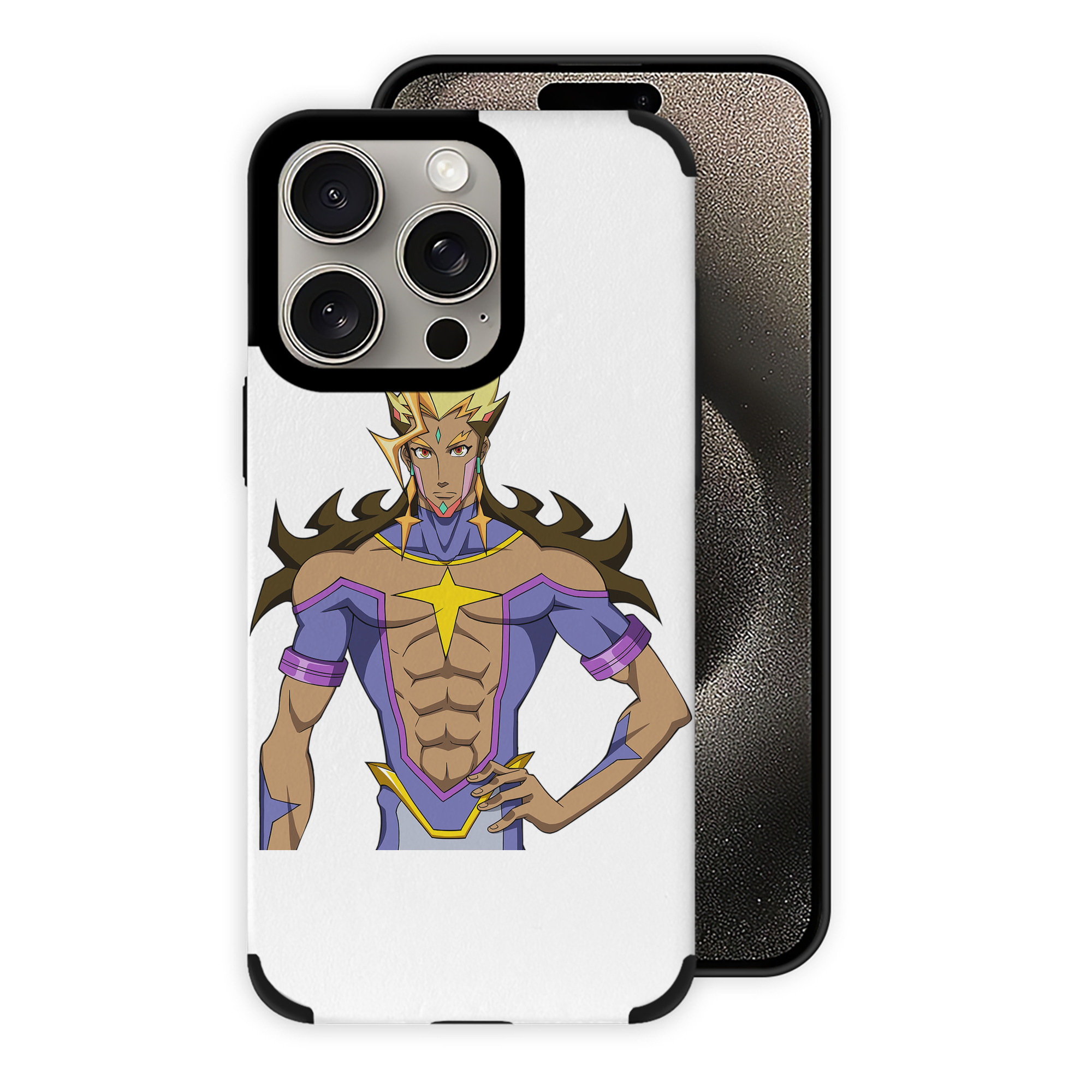 遊☆戯☆王 Yu-Gi-Oh! 【iPhone15ProMax対応】 PUレザー スマホケース 耐衝撃＆黄変防止