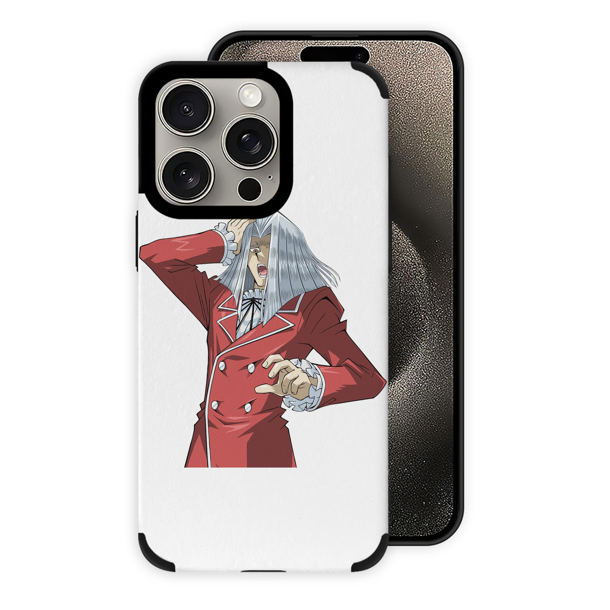 遊☆戯☆王 Yu-Gi-Oh! 【iPhone15ProMax対応】 PUレザー スマホケース 耐衝撃＆黄変防止