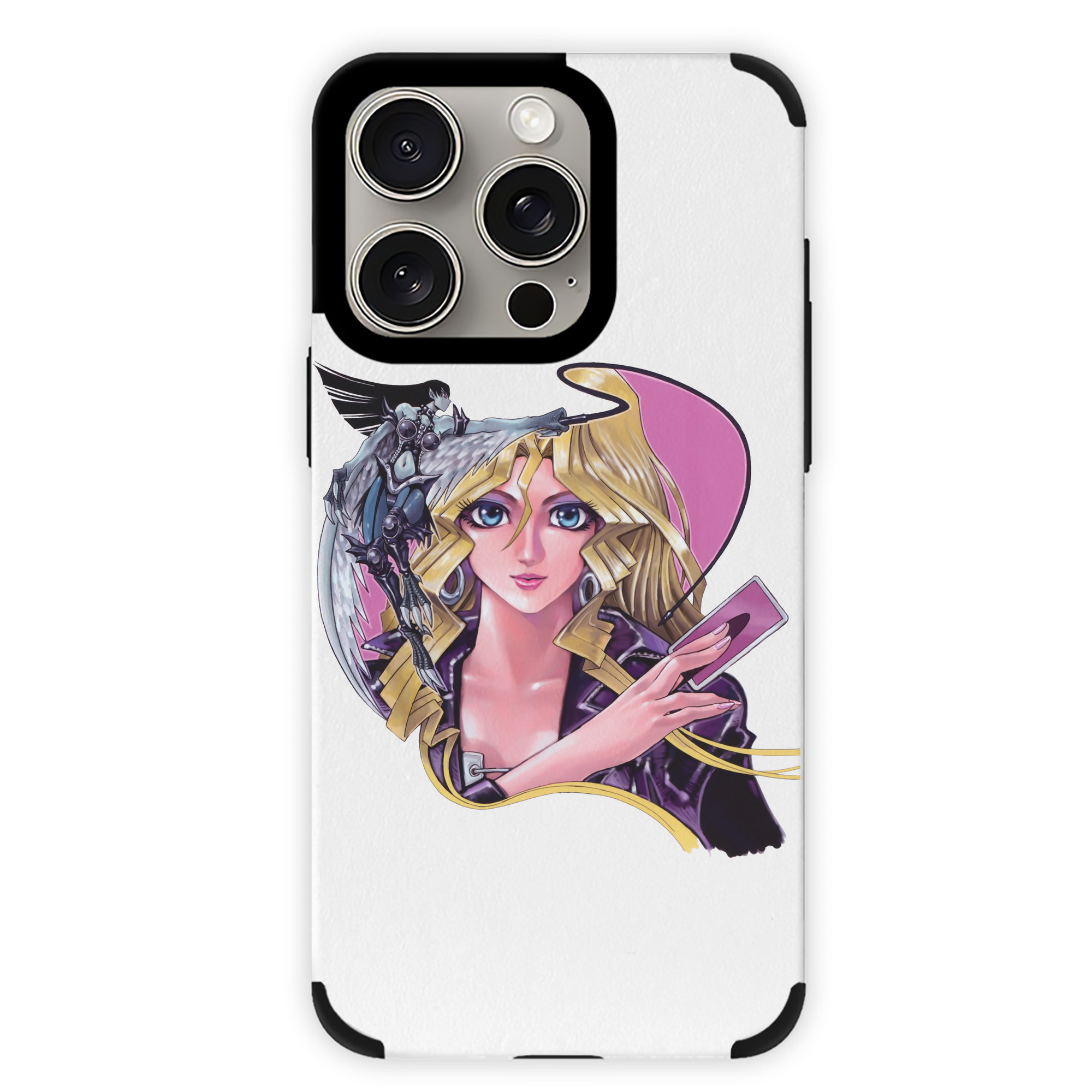 （画像用） 遊☆戯☆王 Yu-Gi-Oh! 【iPhone15ProMax対応】 PUレザー スマホケース 耐衝撃＆黄変防止