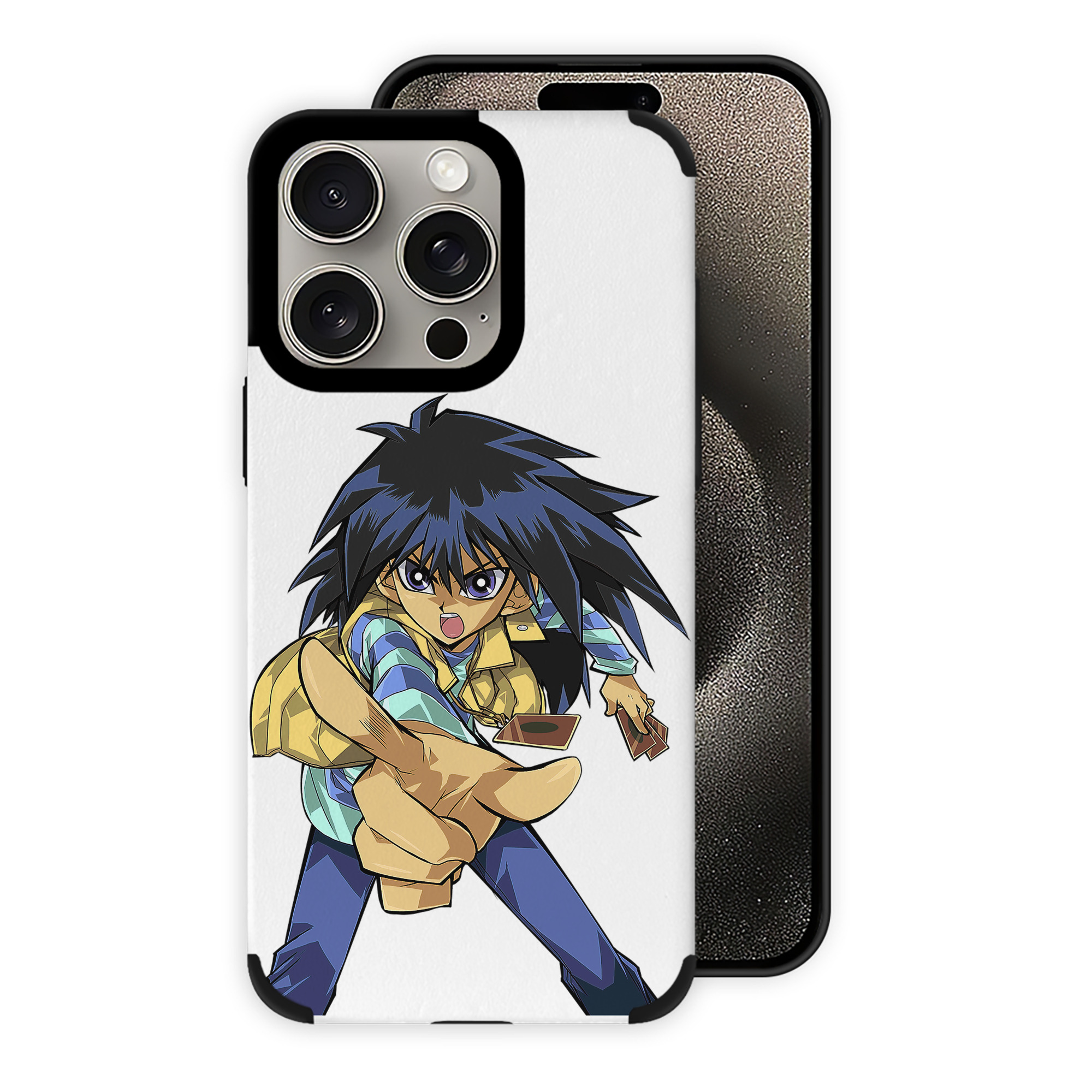 遊☆戯☆王 Yu-Gi-Oh! 【iPhone15ProMax対応】 PUレザー スマホケース 耐衝撃＆黄変防止