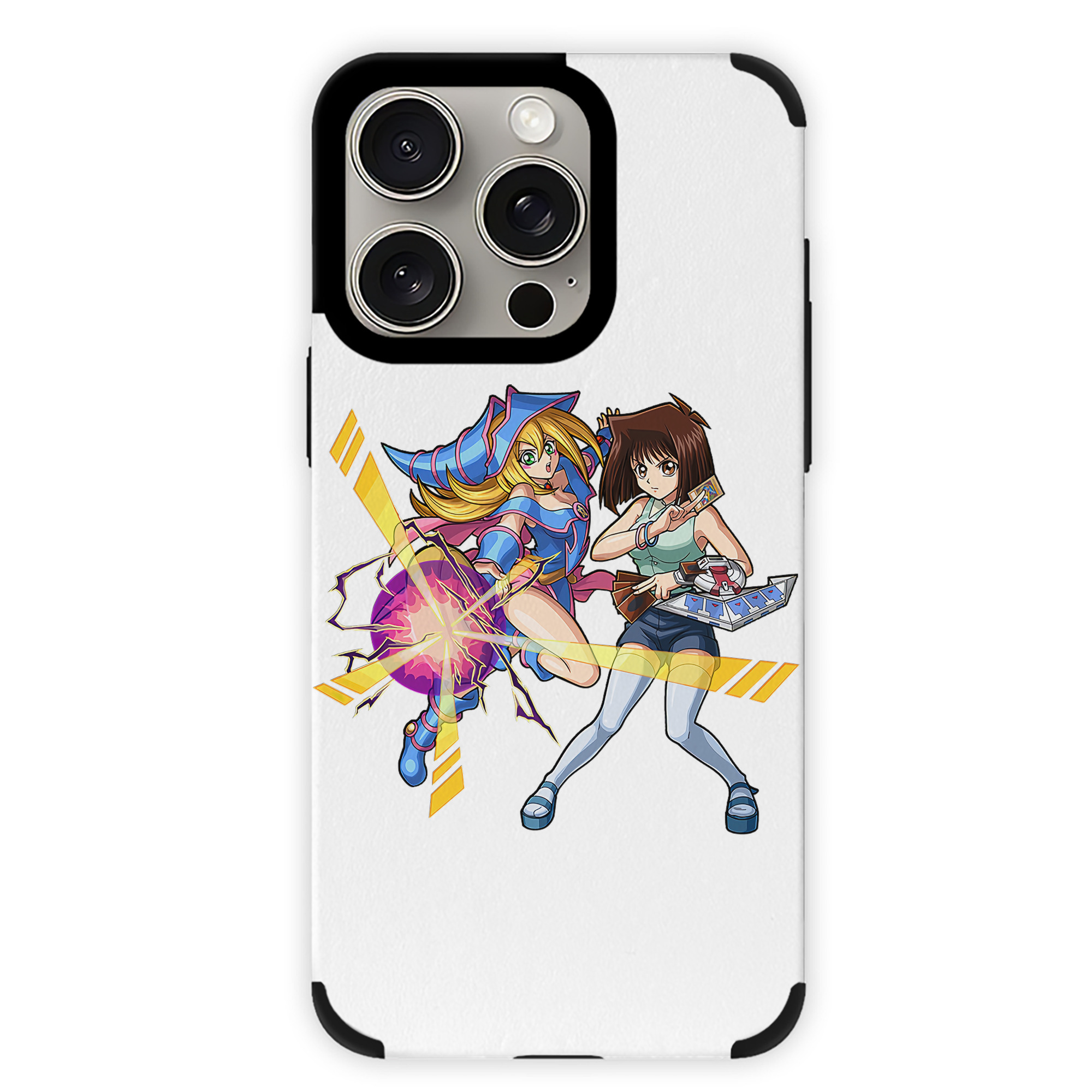 遊☆戯☆王 Yu-Gi-Oh! 【iPhone15ProMax対応】 PUレザー スマホケース 耐衝撃＆黄変防止
