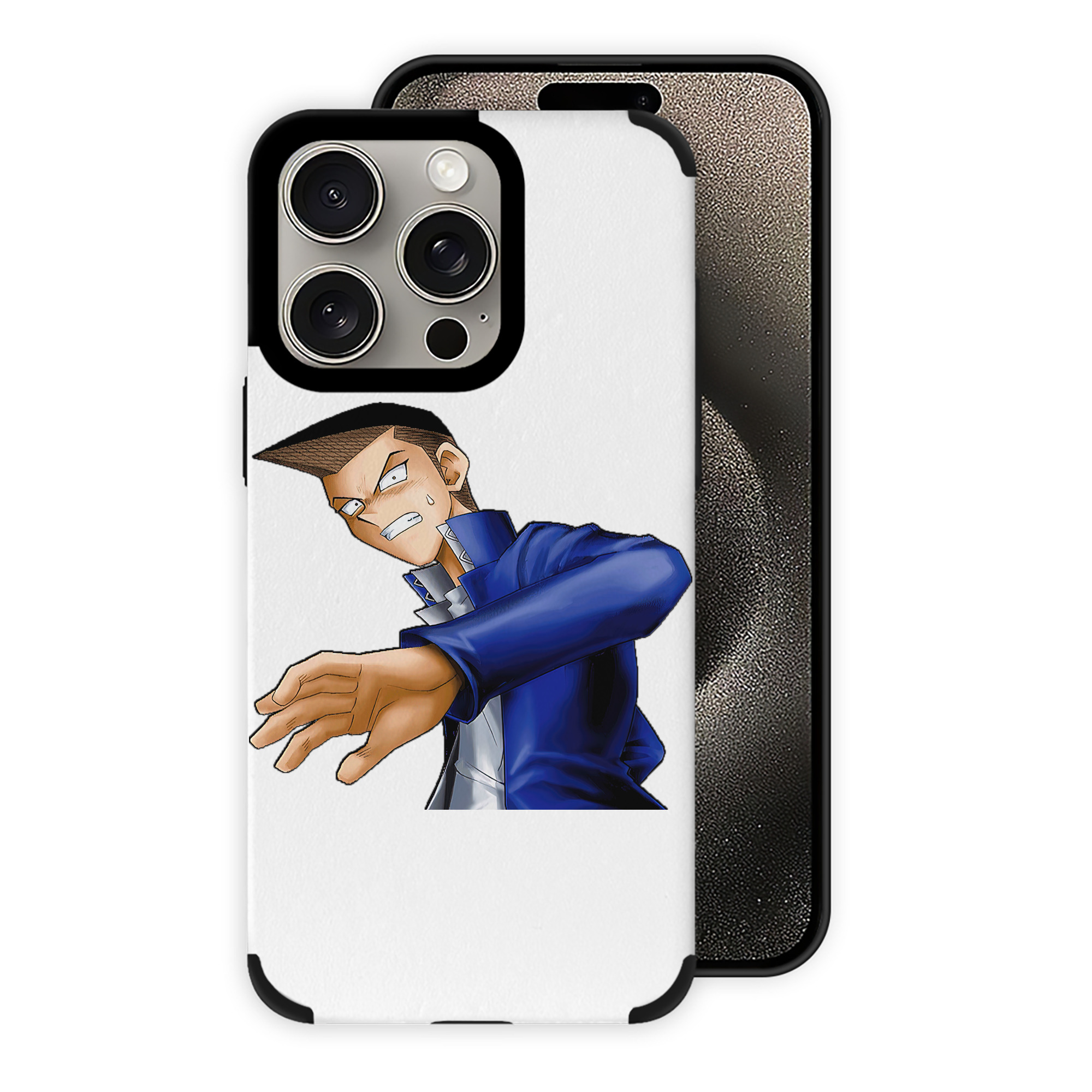 （画像用） 遊☆戯☆王 Yu-Gi-Oh! 【iPhone15ProMax対応】 PUレザー スマホケース 耐衝撃＆黄変防止