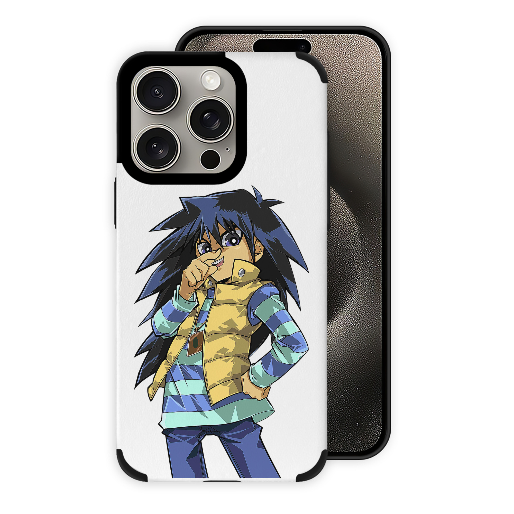 遊☆戯☆王 Yu-Gi-Oh! 【iPhone15ProMax対応】 PUレザー スマホケース 耐衝撃＆黄変防止