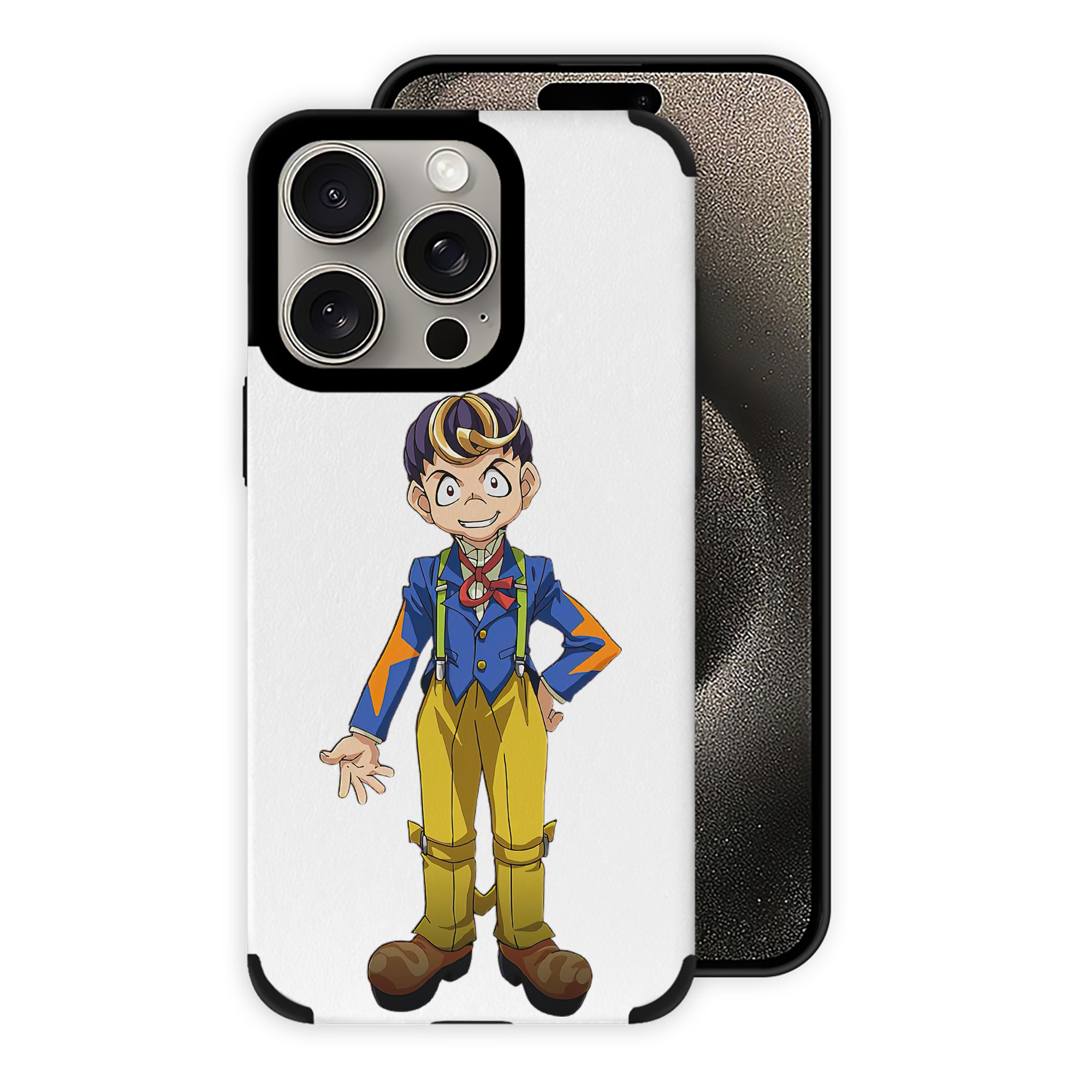遊☆戯☆王 Yu-Gi-Oh! 【iPhone15ProMax対応】 PUレザー スマホケース 耐衝撃＆黄変防止