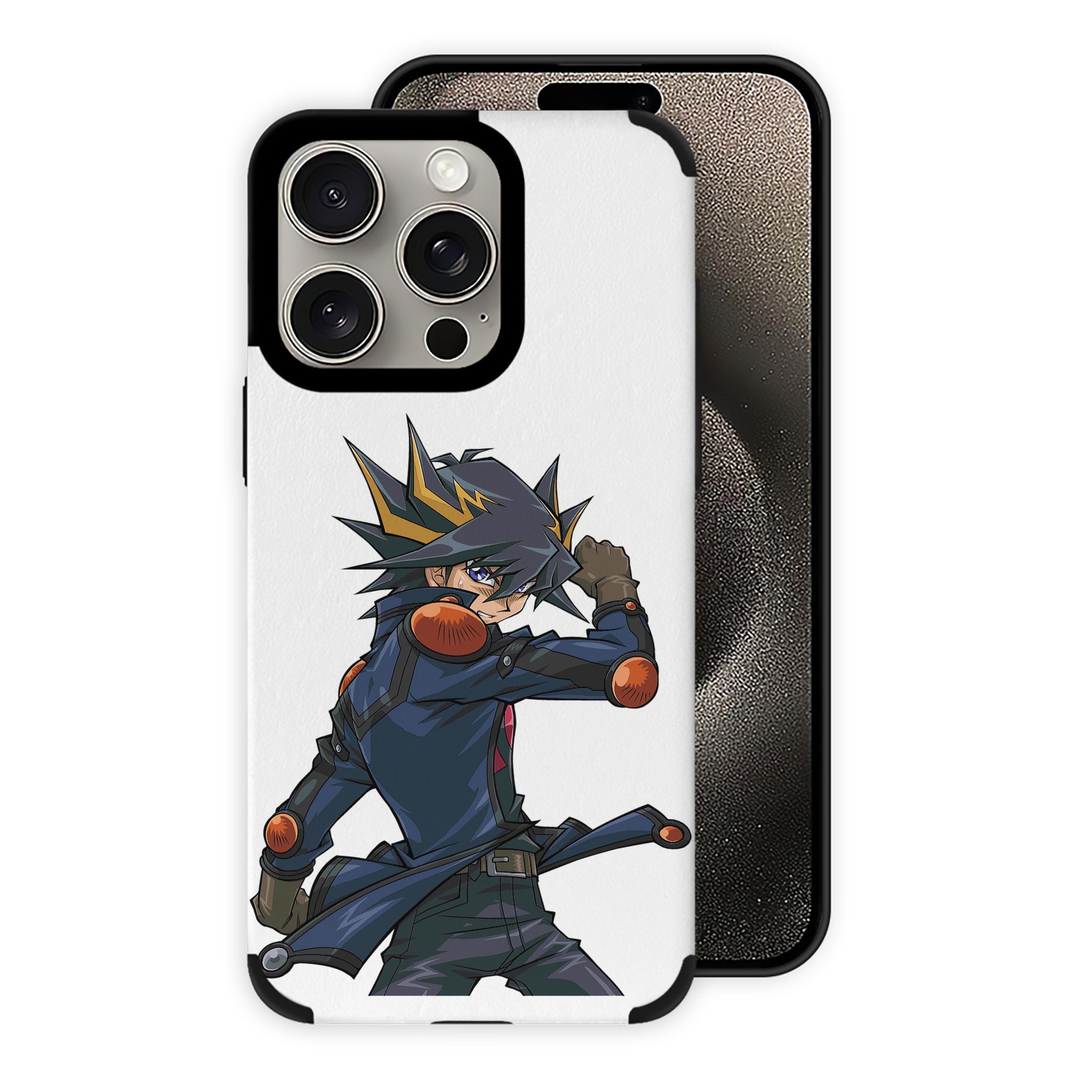 （画像用） 遊☆戯☆王 Yu-Gi-Oh! 【iPhone15ProMax対応】 PUレザー スマホケース 耐衝撃＆黄変防止