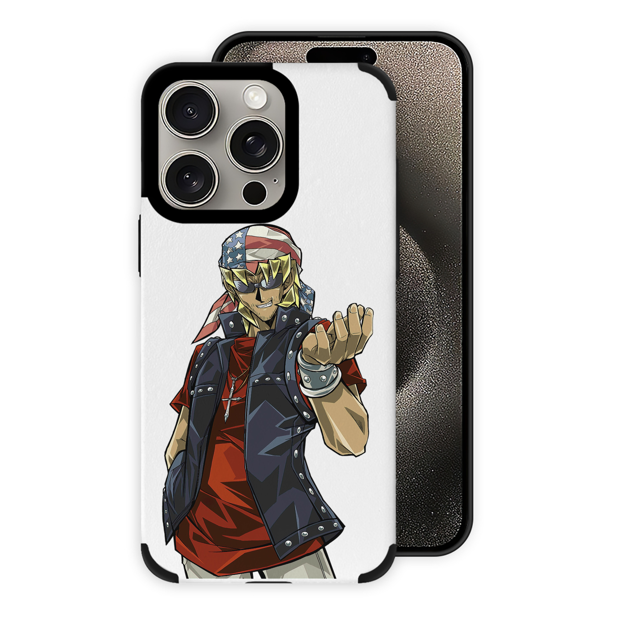 遊☆戯☆王 Yu-Gi-Oh! 【iPhone15ProMax対応】 PUレザー スマホケース 耐衝撃＆黄変防止