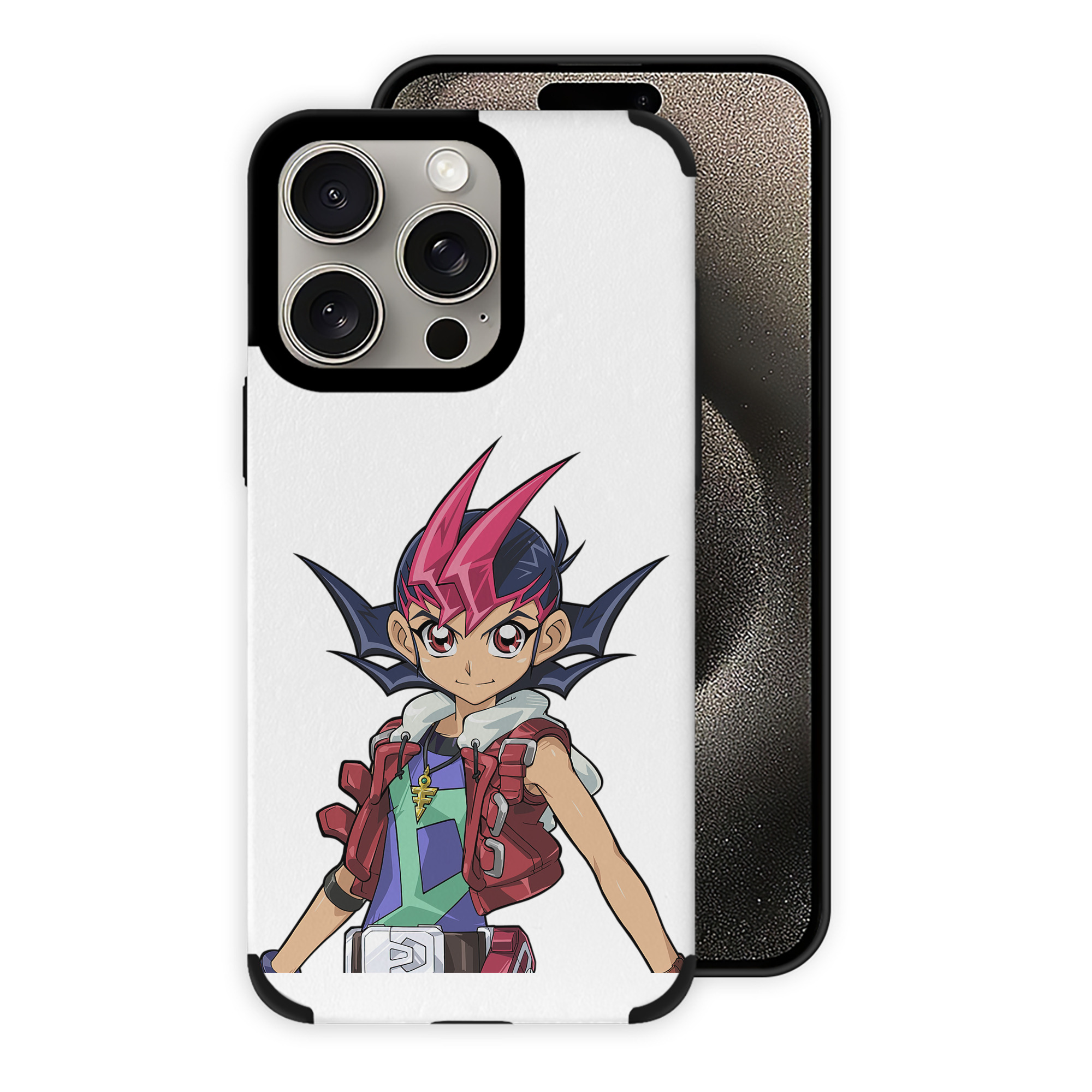 遊☆戯☆王 Yu-Gi-Oh! 【iPhone15ProMax対応】 PUレザー スマホケース 耐衝撃＆黄変防止