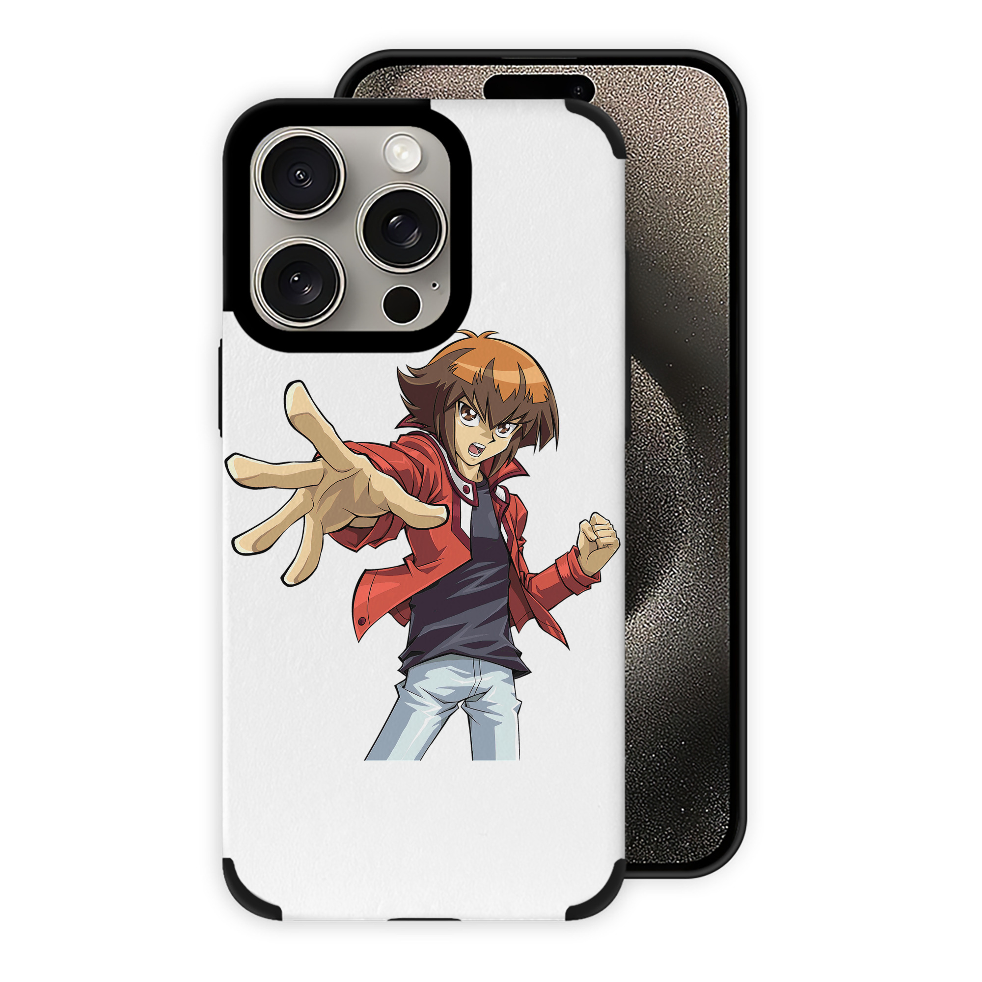 遊☆戯☆王 Yu-Gi-Oh! 【iPhone15ProMax対応】 PUレザー スマホケース 耐衝撃＆黄変防止