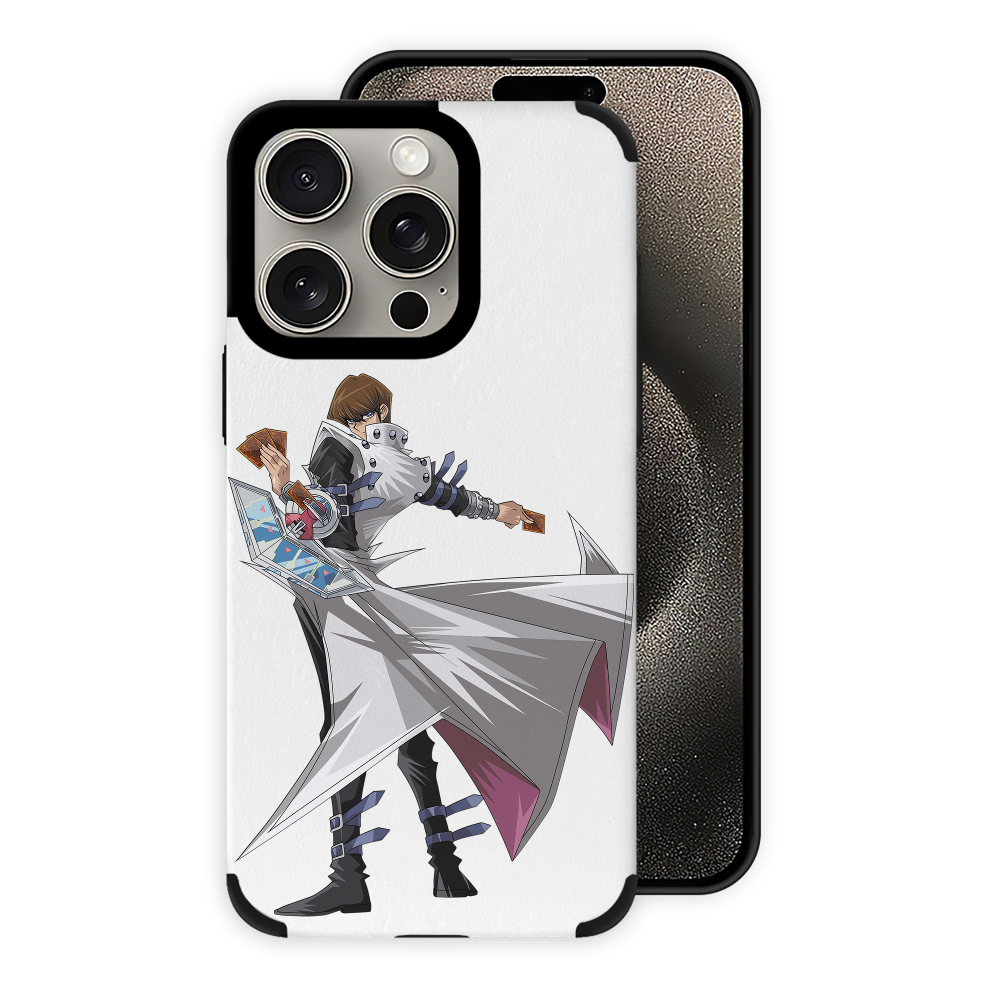 遊☆戯☆王 Yu-Gi-Oh! 【iPhone15ProMax対応】 PUレザー スマホケース 耐衝撃＆黄変防止