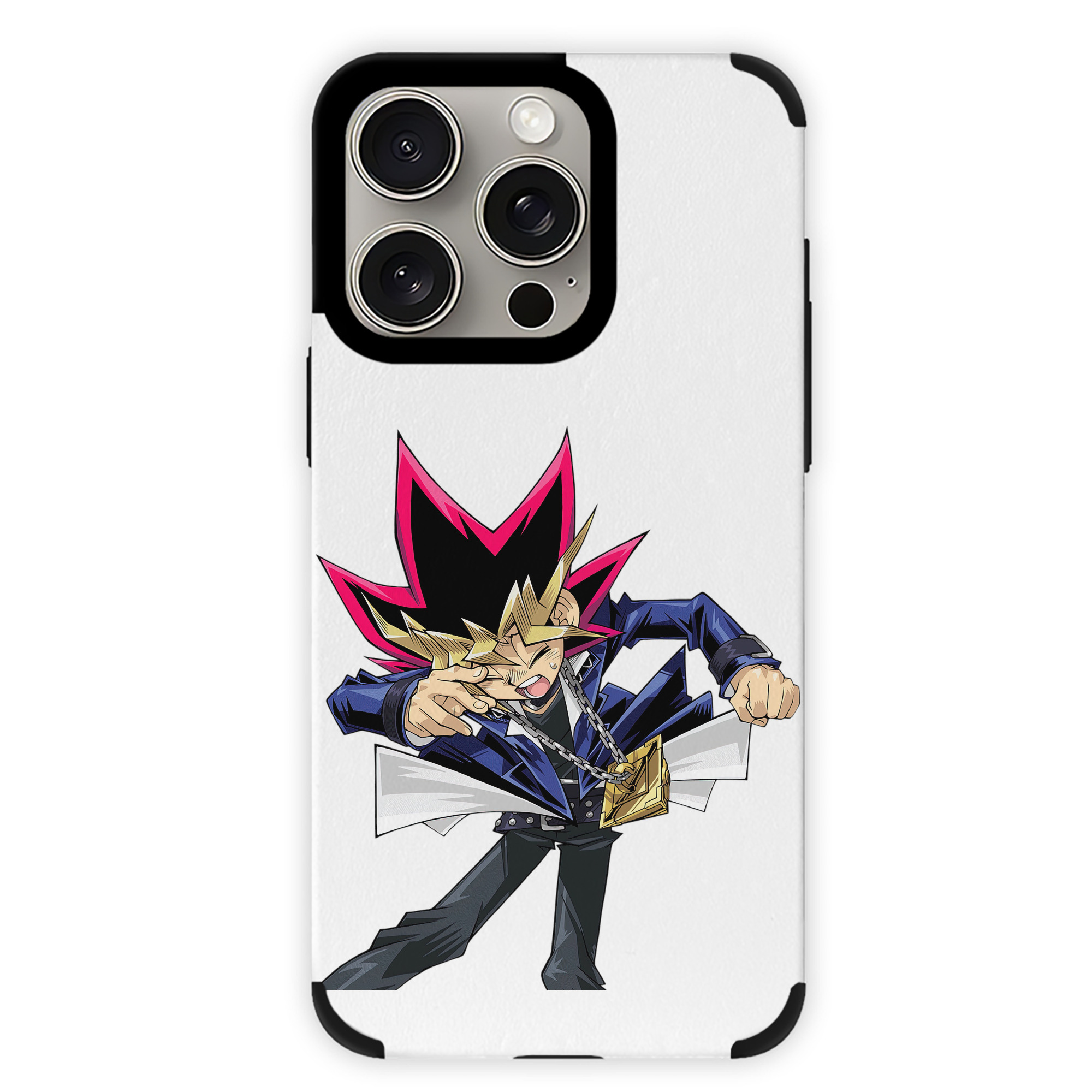 遊☆戯☆王 Yu-Gi-Oh! 【iPhone15ProMax対応】 PUレザー スマホケース 耐衝撃＆黄変防止