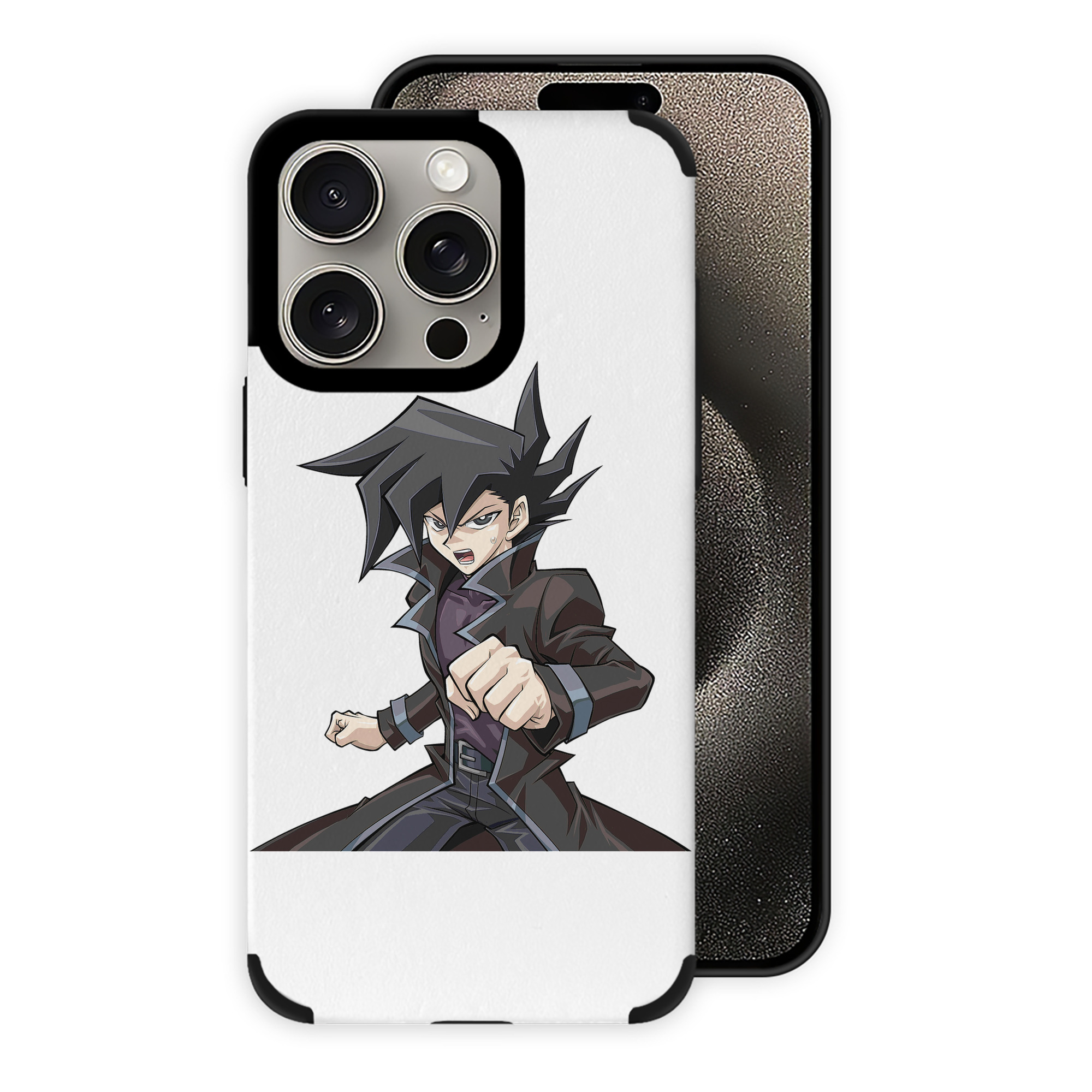 （画像用） 遊☆戯☆王 Yu-Gi-Oh! 【iPhone15ProMax対応】 PUレザー スマホケース 耐衝撃＆黄変防止