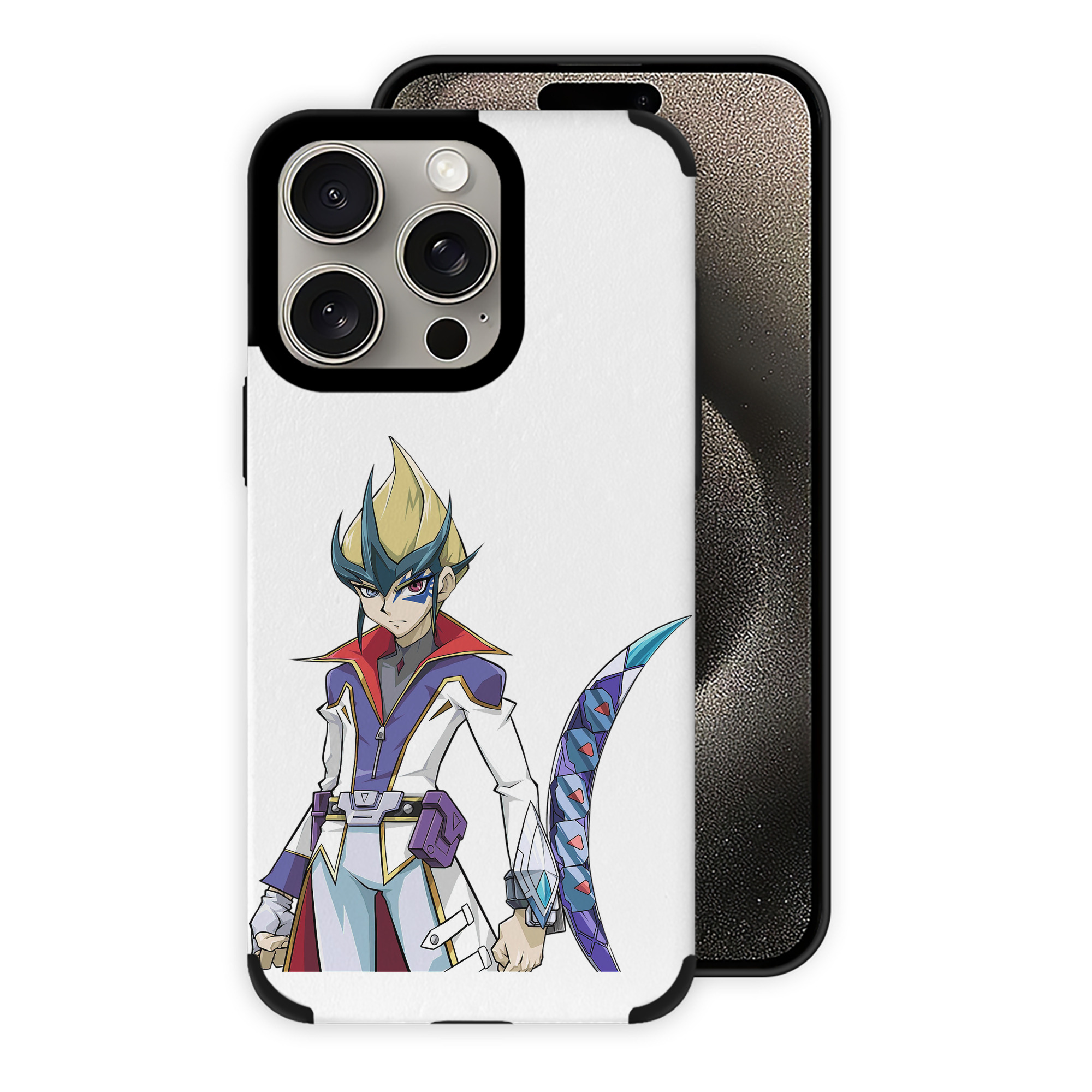 遊☆戯☆王 Yu-Gi-Oh! 【iPhone15ProMax対応】 PUレザー スマホケース 耐衝撃＆黄変防止