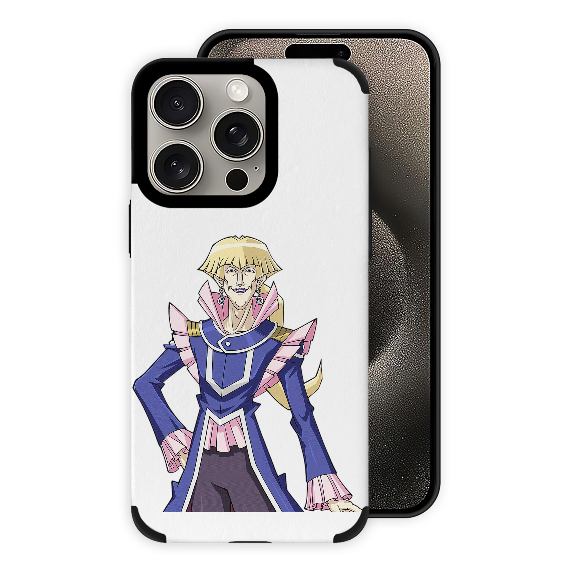 遊☆戯☆王 Yu-Gi-Oh! 【iPhone15ProMax対応】 PUレザー スマホケース 耐衝撃＆黄変防止