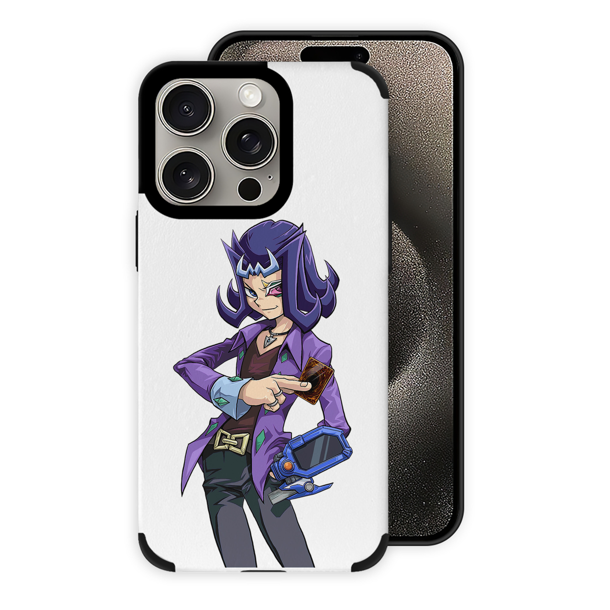 遊☆戯☆王 Yu-Gi-Oh! 【iPhone15ProMax対応】 PUレザー スマホケース 耐衝撃＆黄変防止