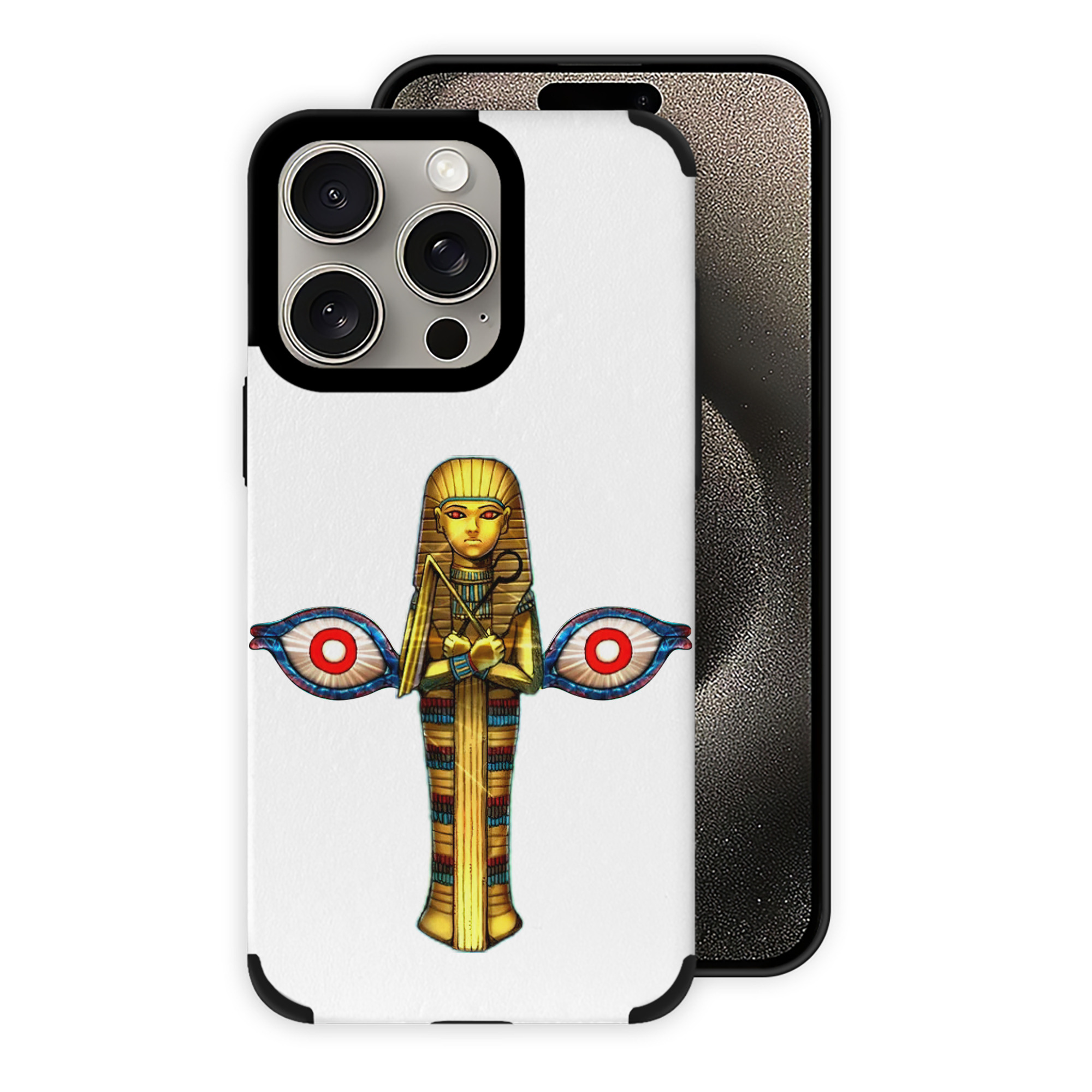 遊☆戯☆王 Yu-Gi-Oh! 【iPhone15ProMax対応】 PUレザー スマホケース 耐衝撃＆黄変防止