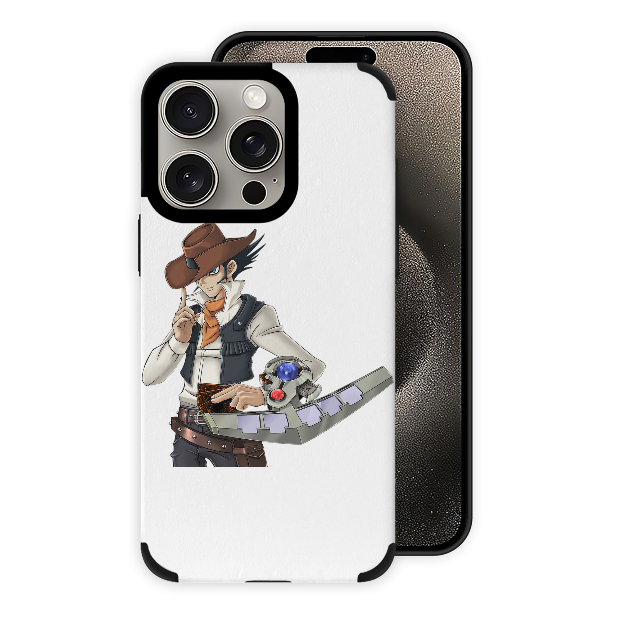 遊☆戯☆王 Yu-Gi-Oh! 【iPhone15ProMax対応】 PUレザー スマホケース 耐衝撃＆黄変防止