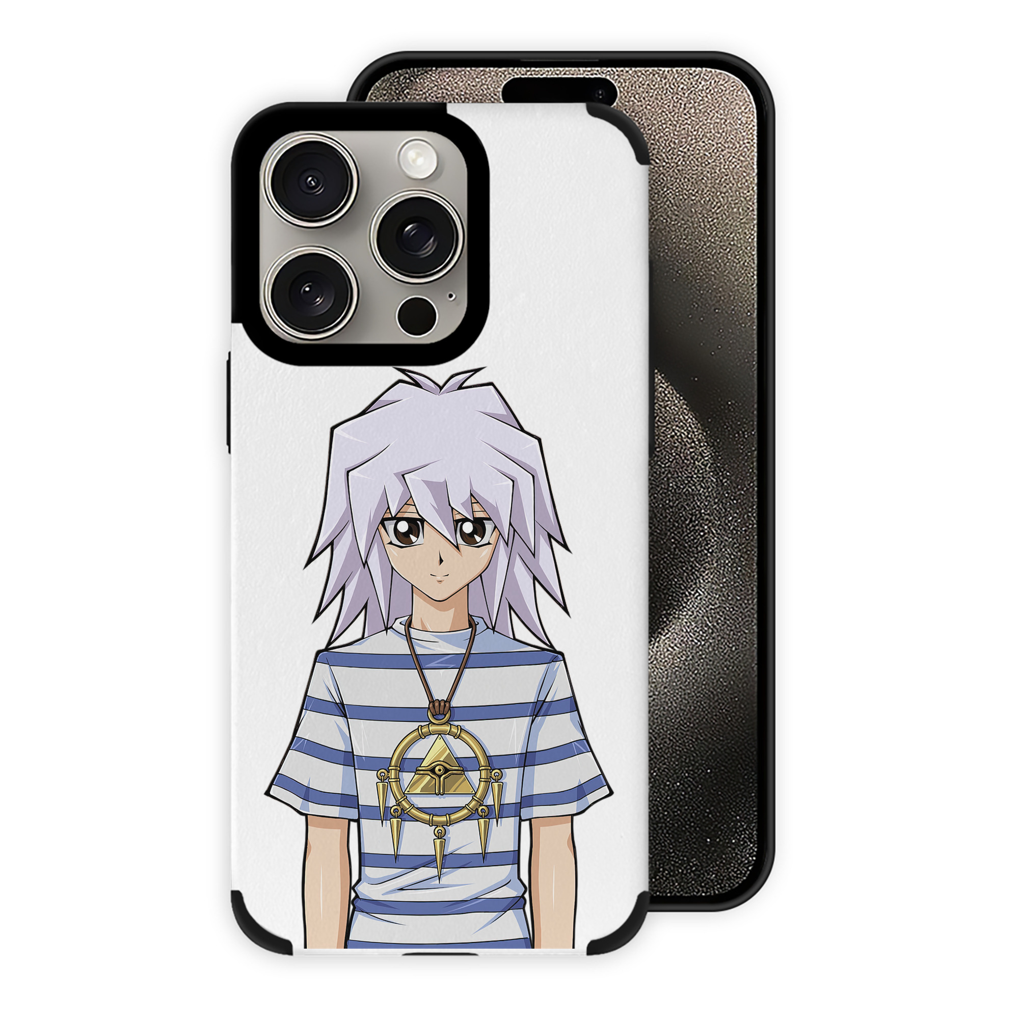 遊☆戯☆王 Yu-Gi-Oh! 【iPhone15ProMax対応】 PUレザー スマホケース 耐衝撃＆黄変防止