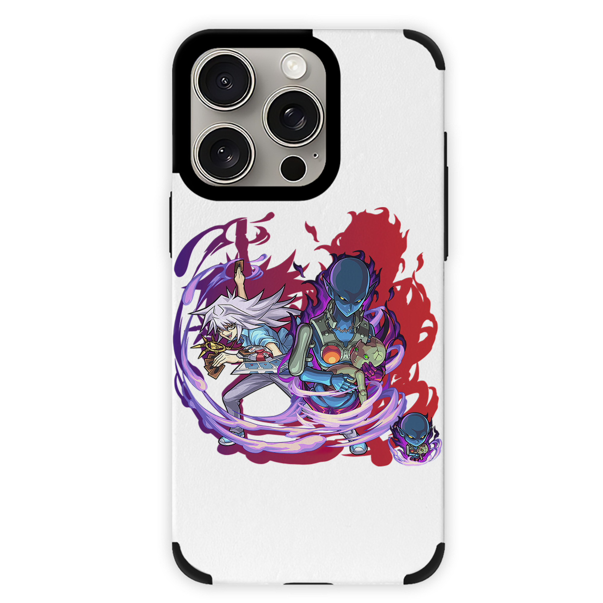 遊☆戯☆王 Yu-Gi-Oh! 【iPhone15ProMax対応】 PUレザー スマホケース 耐衝撃＆黄変防止