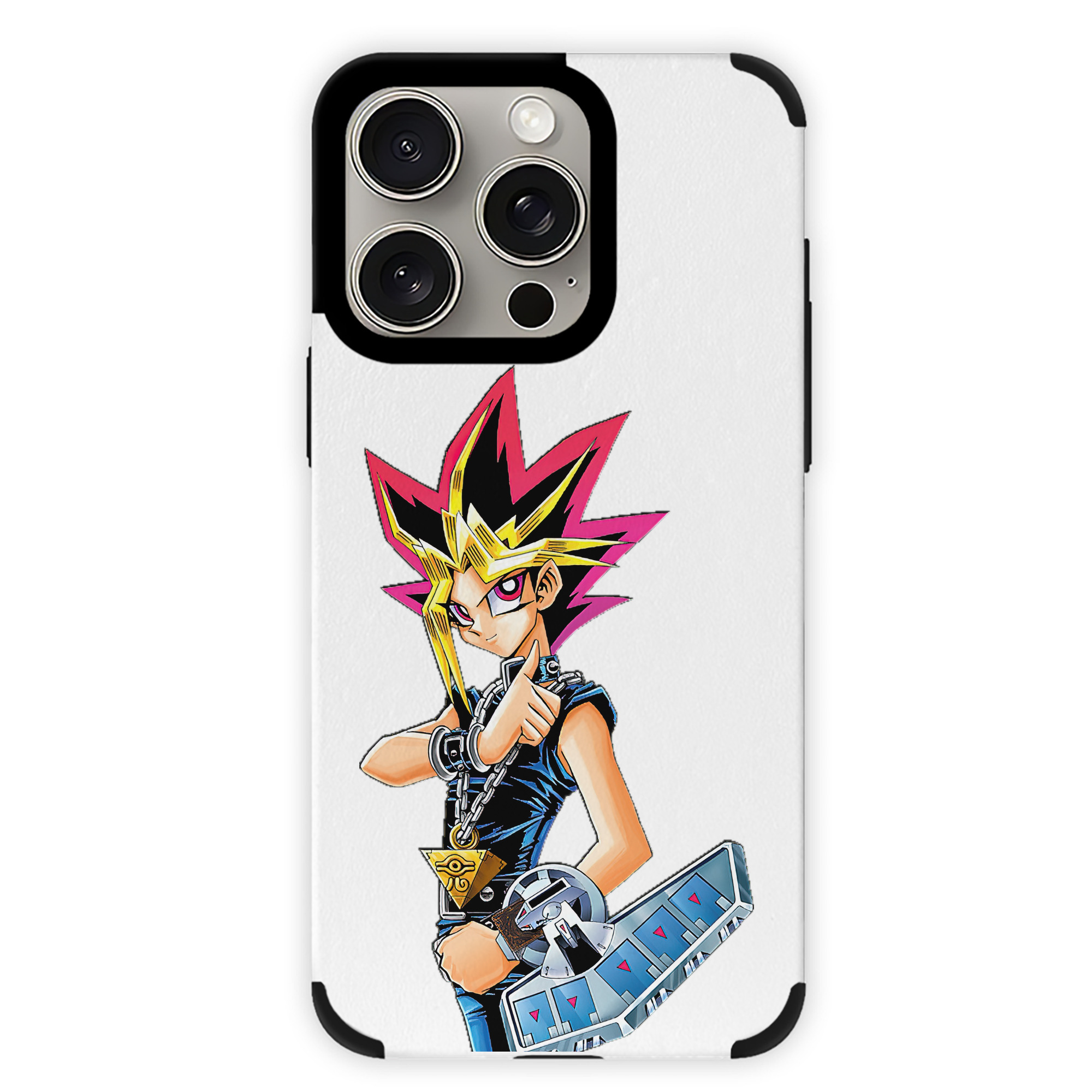 遊☆戯☆王 Yu-Gi-Oh! 【iPhone15ProMax対応】 PUレザー スマホケース 耐衝撃＆黄変防止