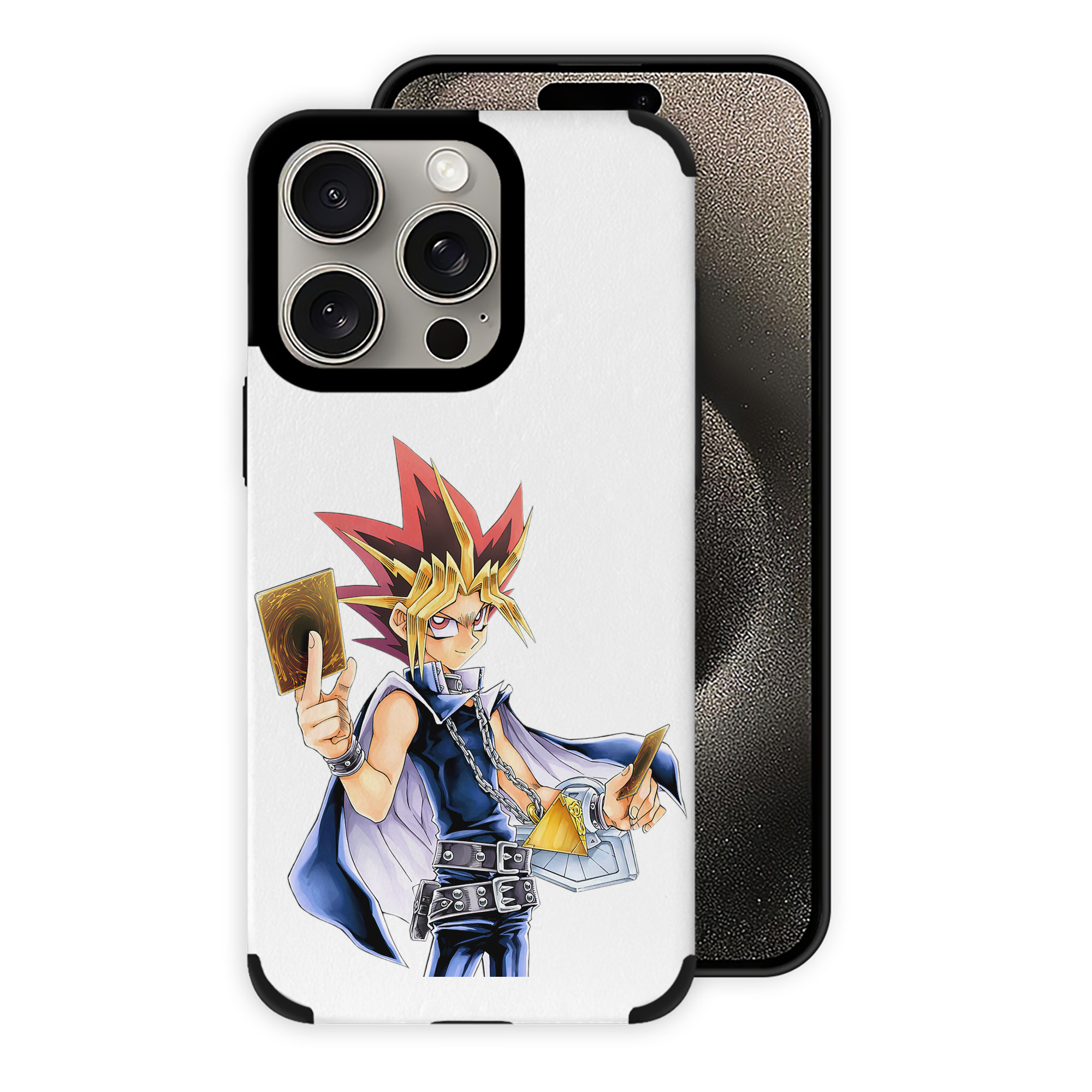 遊☆戯☆王 Yu-Gi-Oh! 【iPhone15ProMax対応】 PUレザー スマホケース 耐衝撃＆黄変防止