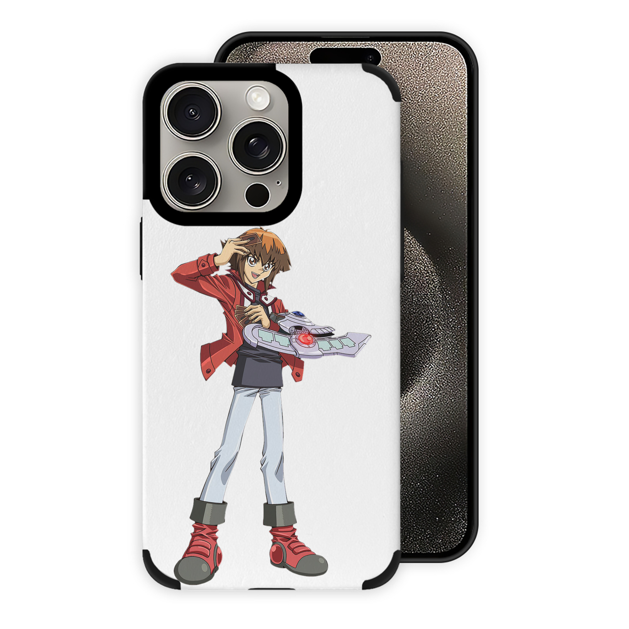 （画像用） 遊☆戯☆王 Yu-Gi-Oh! 【iPhone15ProMax対応】 PUレザー スマホケース 耐衝撃＆黄変防止