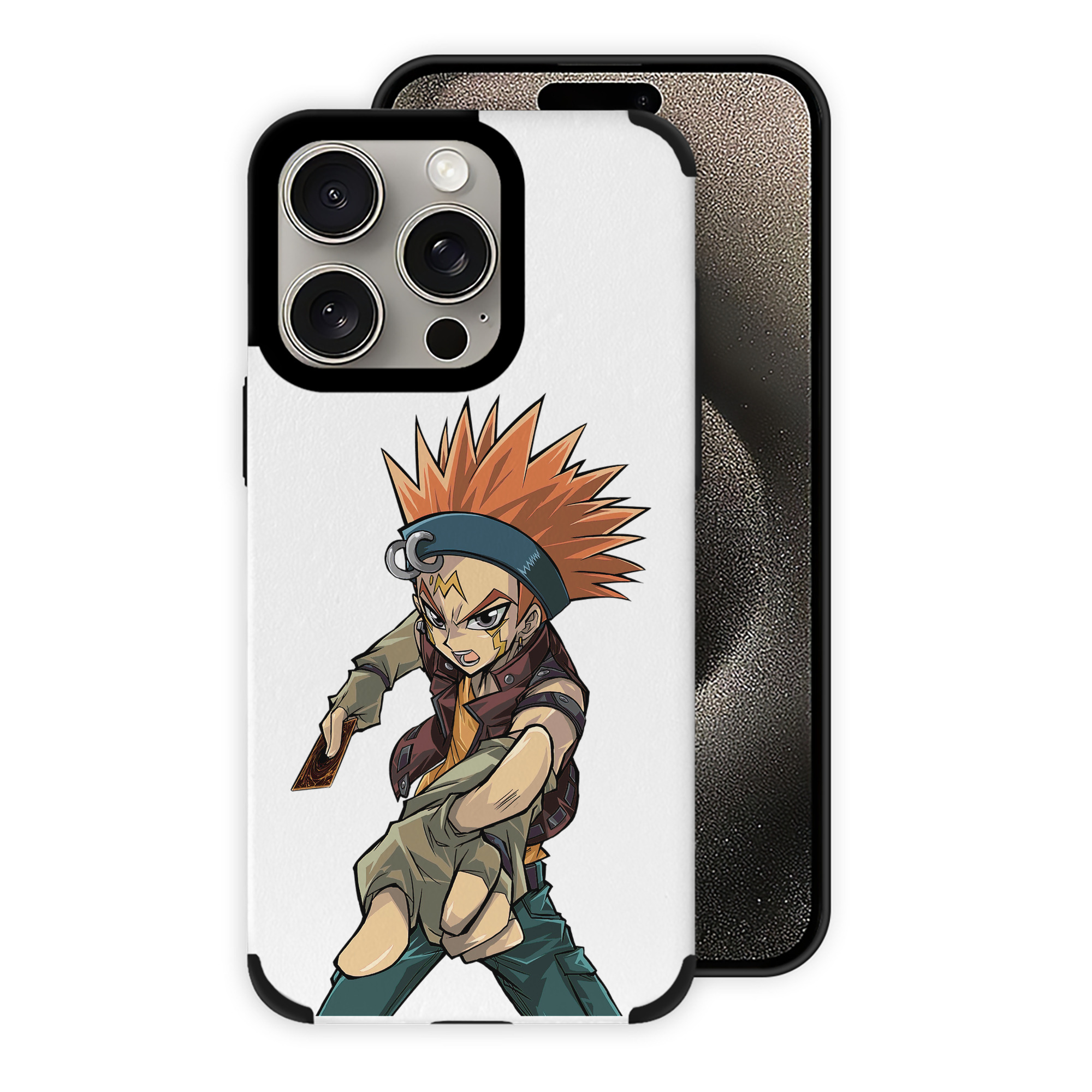遊☆戯☆王 Yu-Gi-Oh! 【iPhone15ProMax対応】 PUレザー スマホケース 耐衝撃＆黄変防止